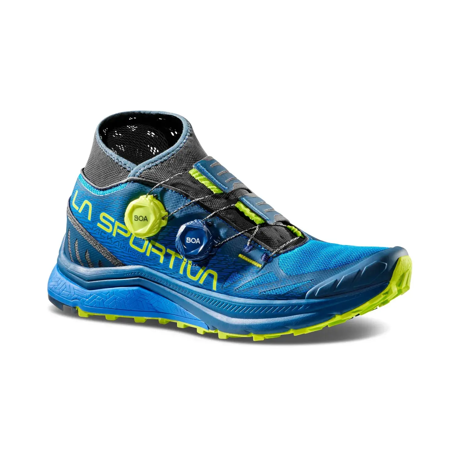 storm blue/lime punch - La Sportiva Jackal II Boa