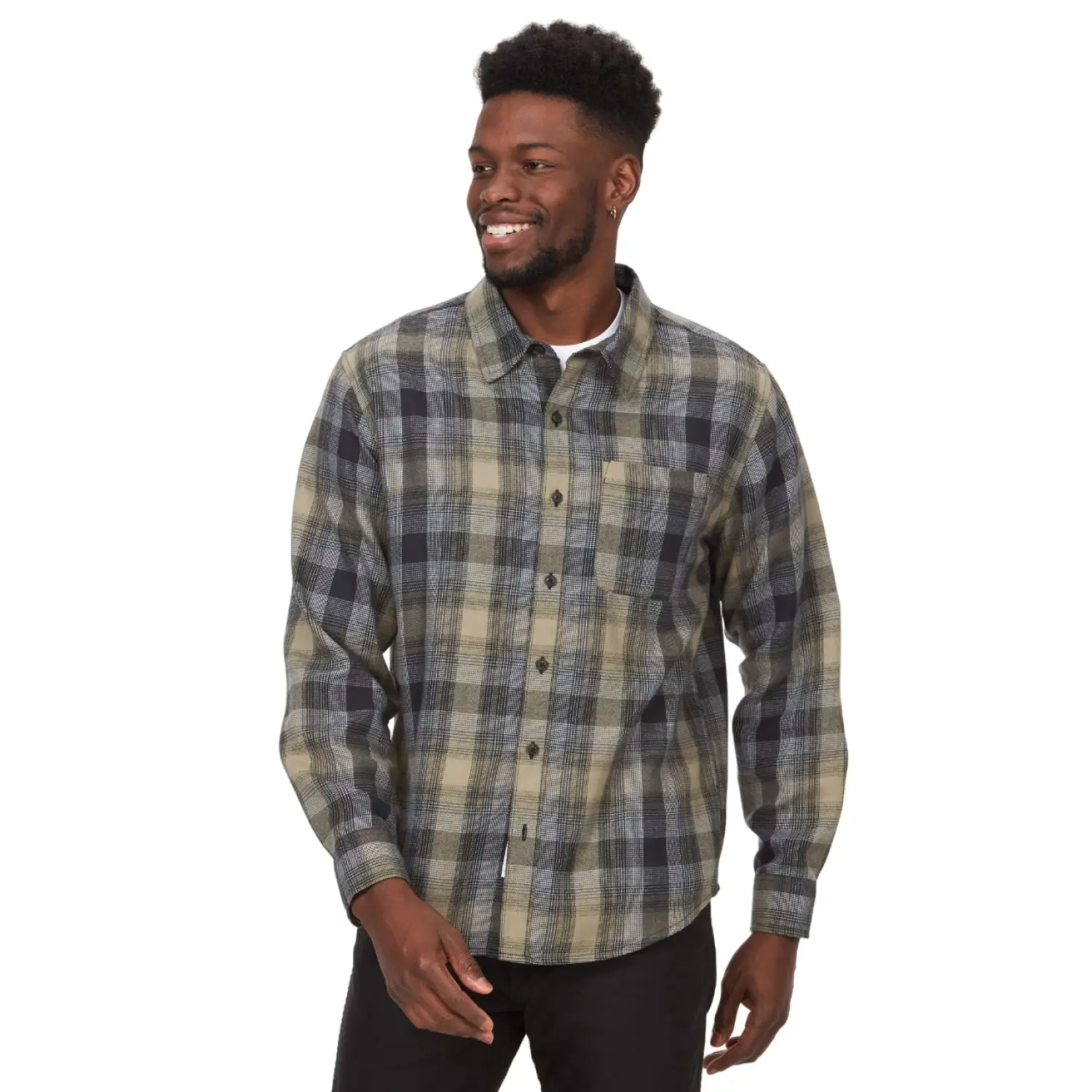 black - Marmot Fairfax Novelty Lightweight LS