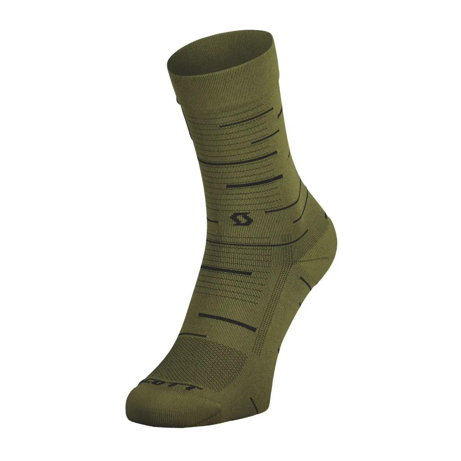 fir green/black - Scott Sock Speed Crew