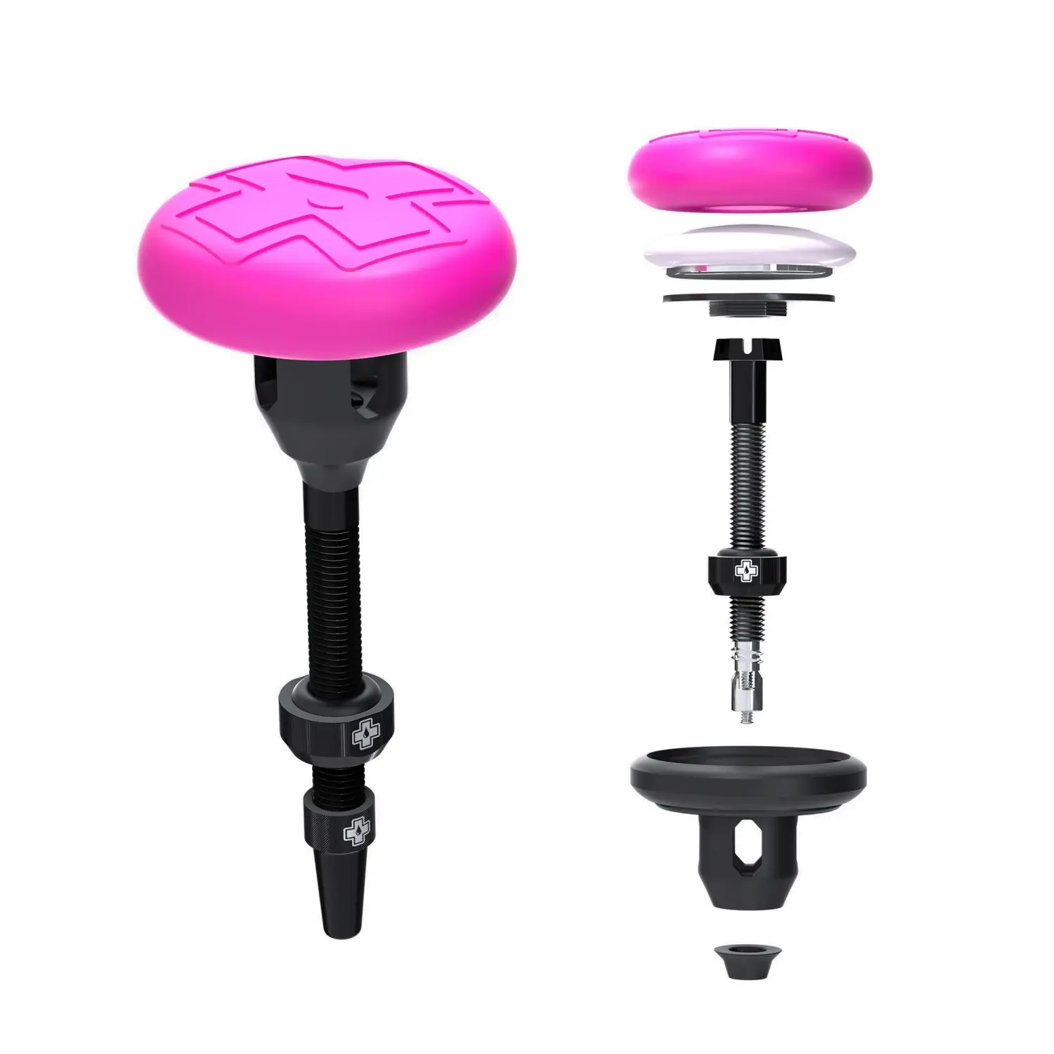 black - Muc-Off Stealth Tubeless Tag Holder