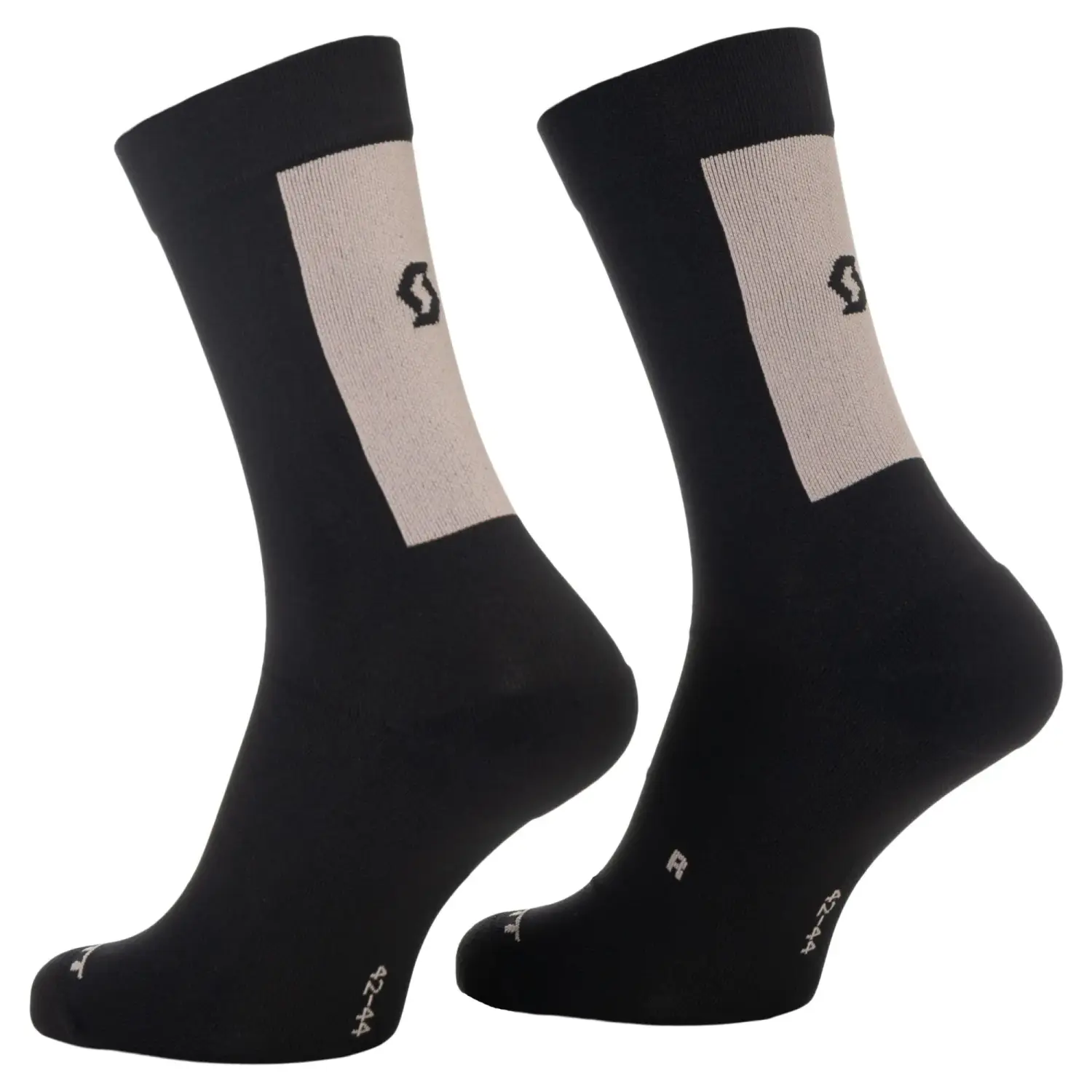 black /faded pink - Scott Sock Block Stripe Crew
