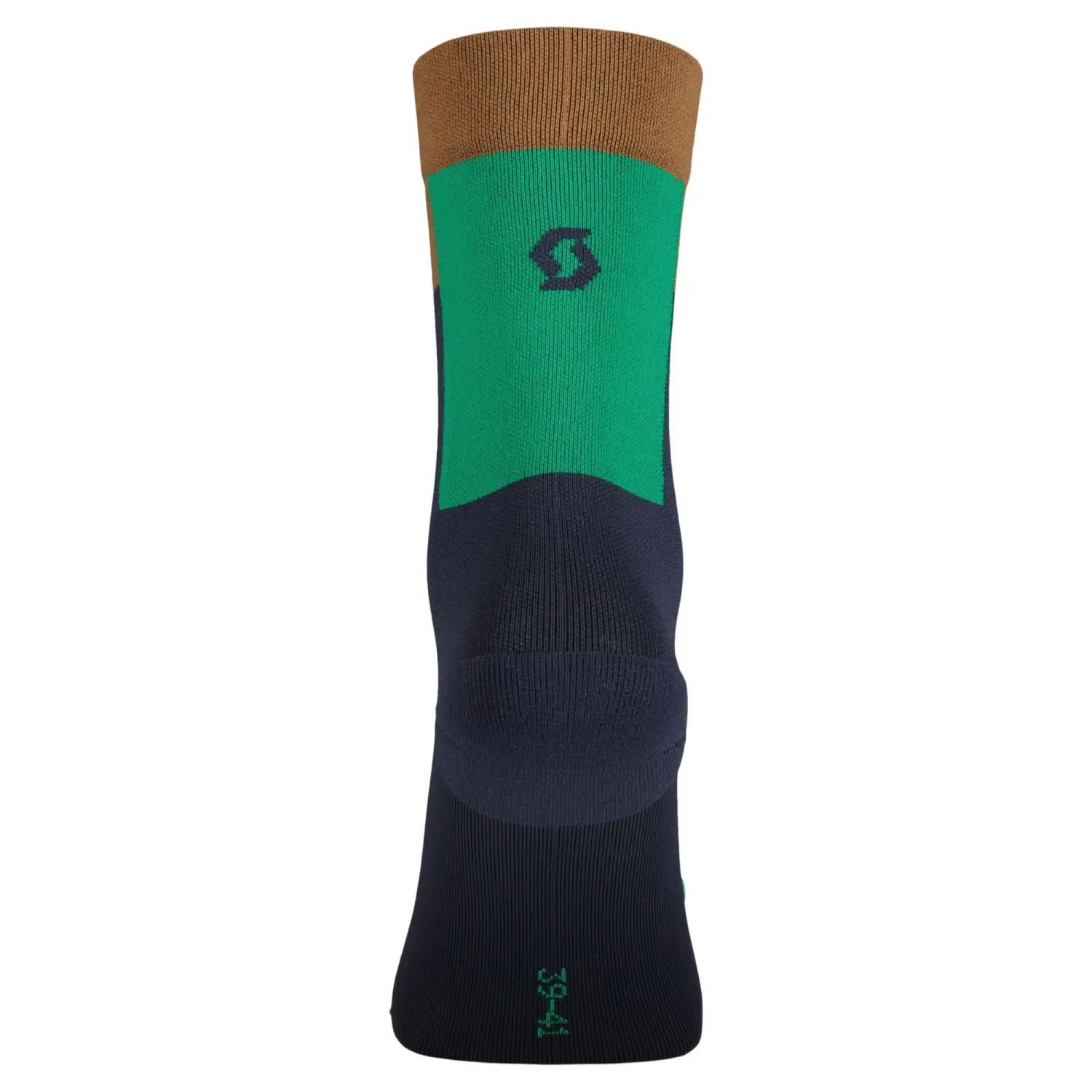 dark blue/bread brown - Scott Sock Block Stripe Crew