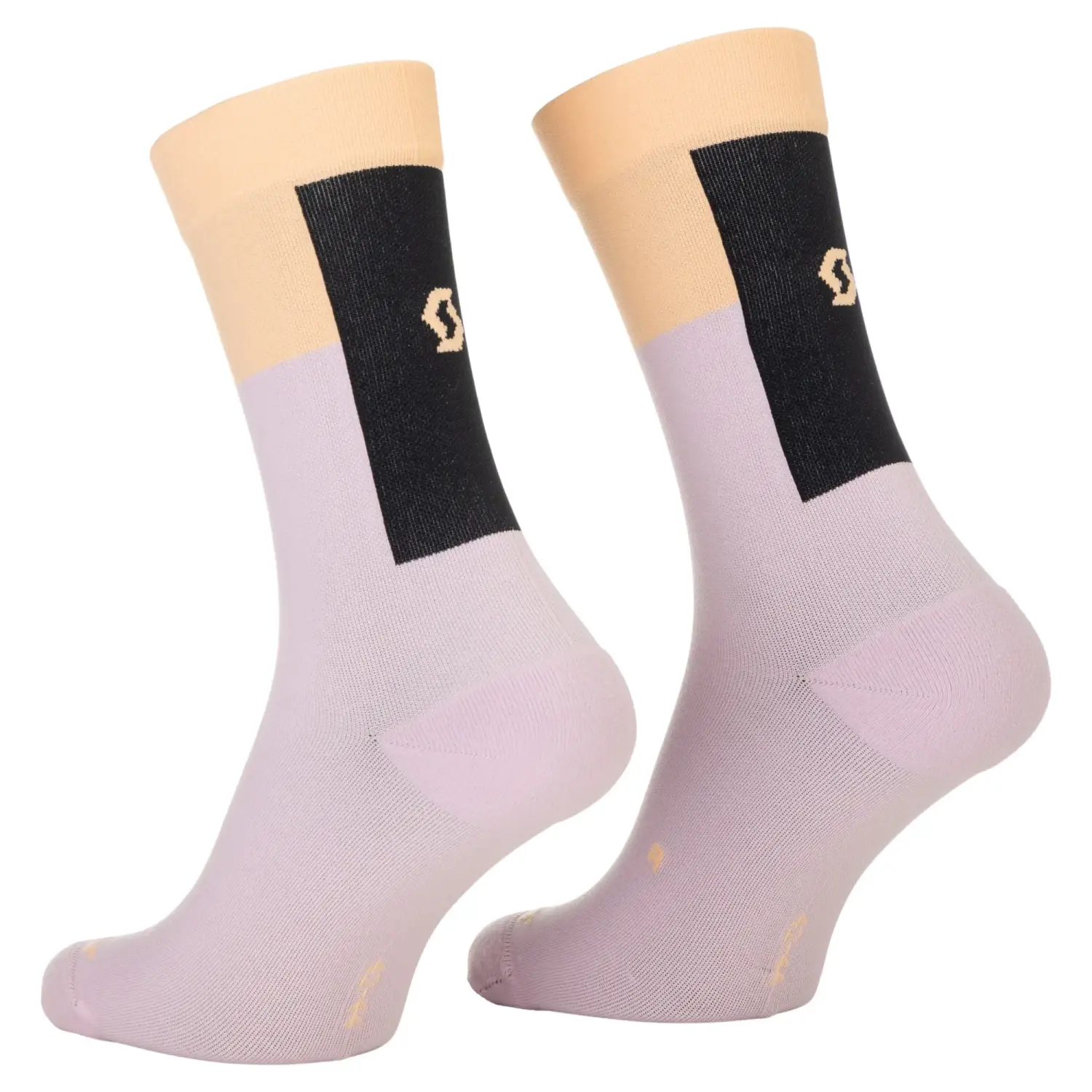 bliss pink/apricot pink - Scott Sock Block Stripe Crew