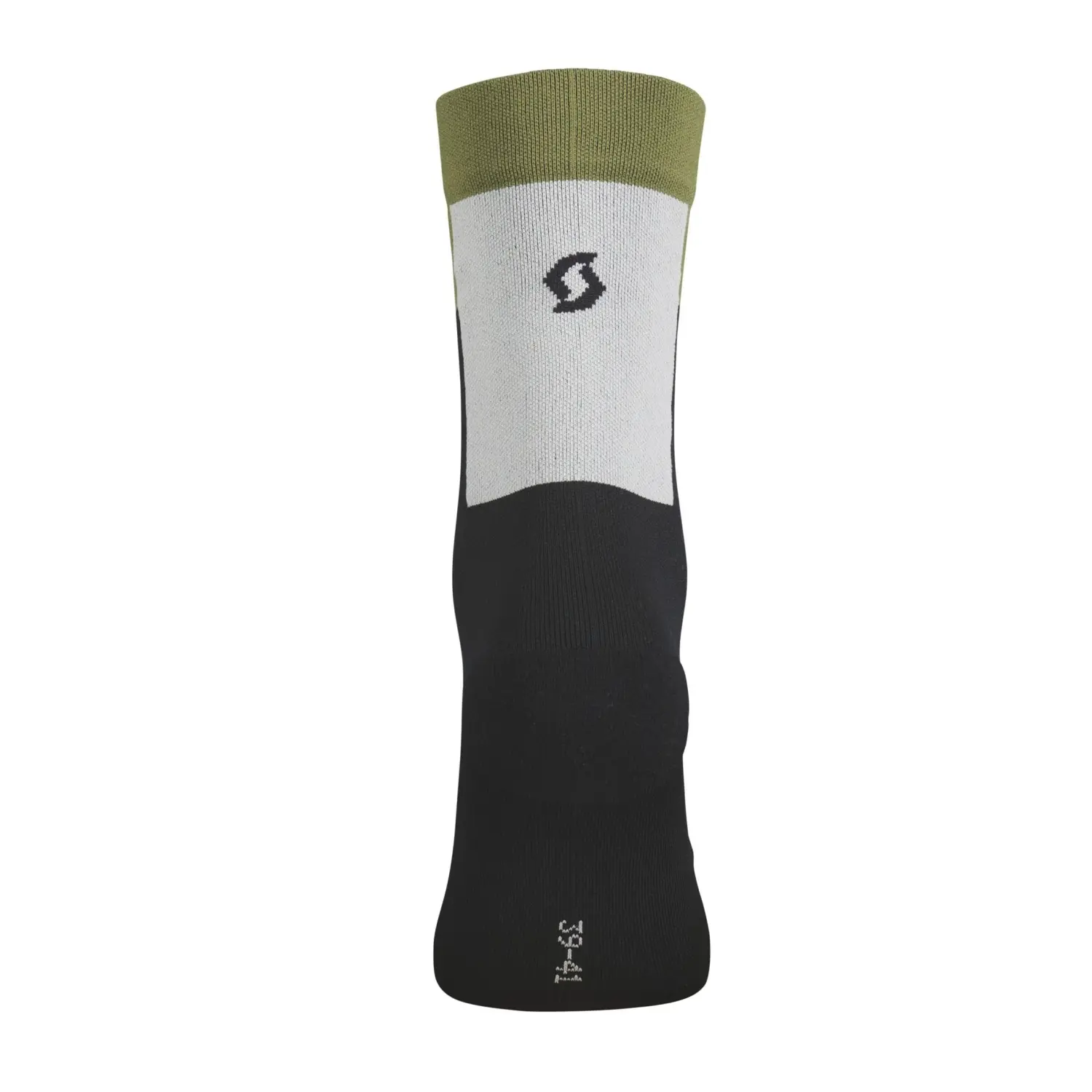 black/fir green - Scott Sock Block Stripe Crew
