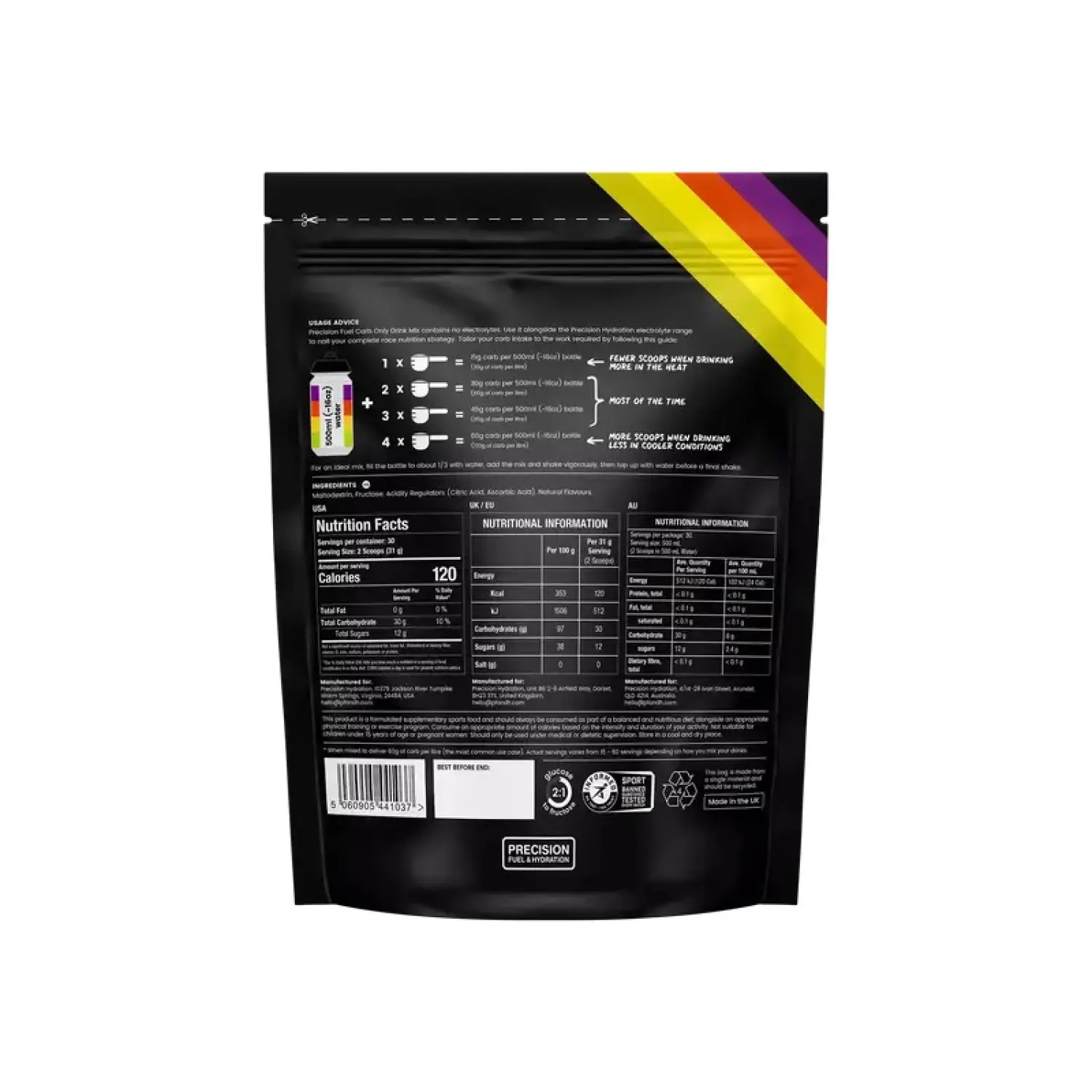  - Precision Fuel & Hidratation Carb Only Drink Mix