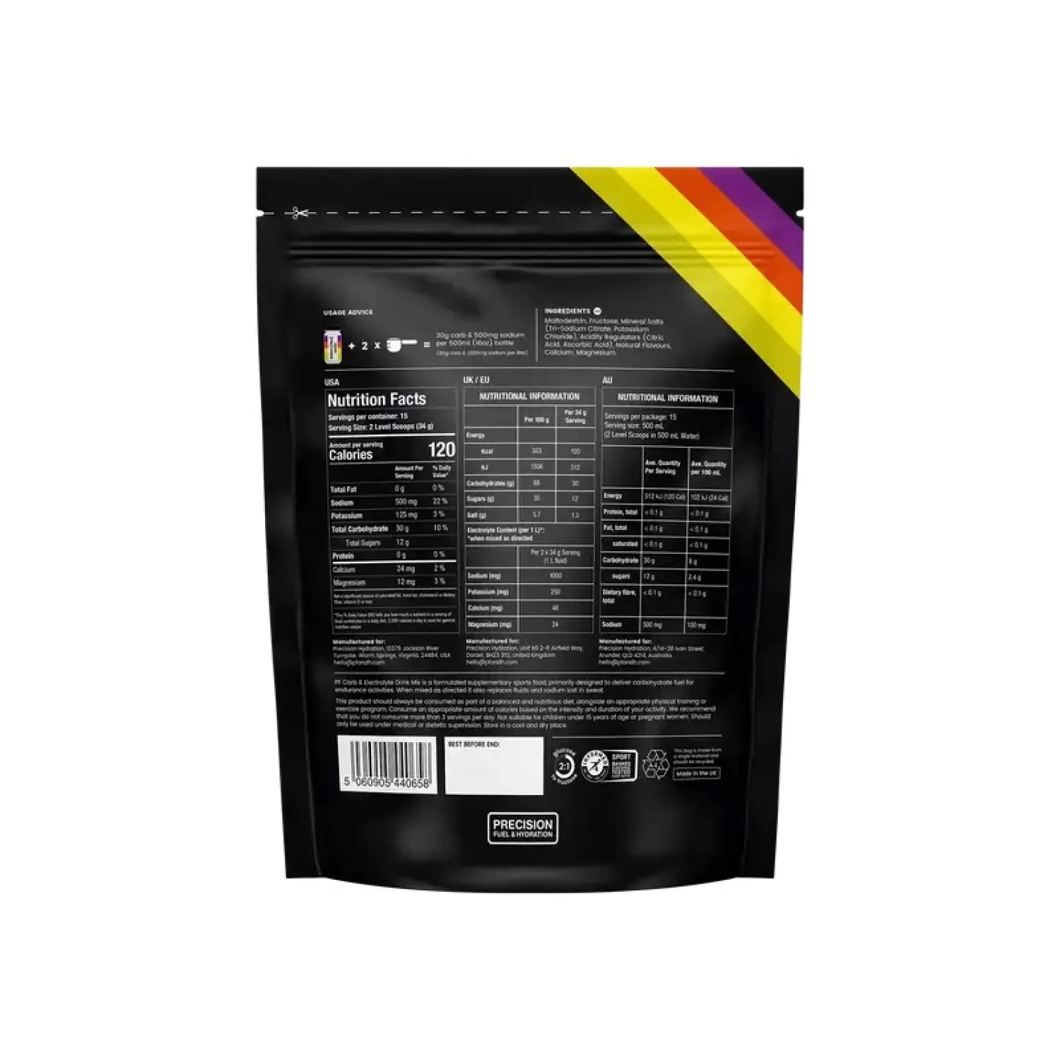 - Precision Fuel & Hidratation Carb & Electrolyte Drink Mix