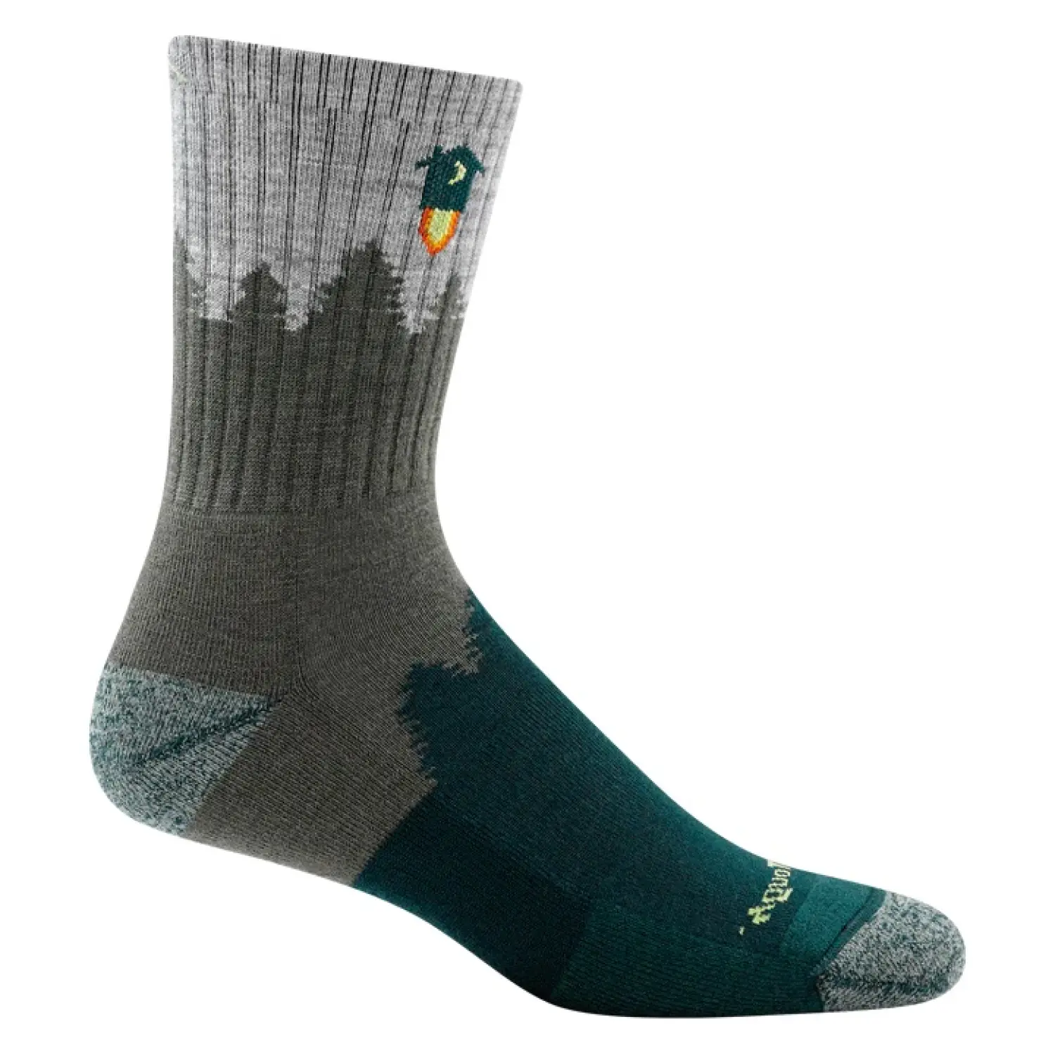 green - Darn Tough Number 2 Micro Crew Midweight w/ Cushion Men's
