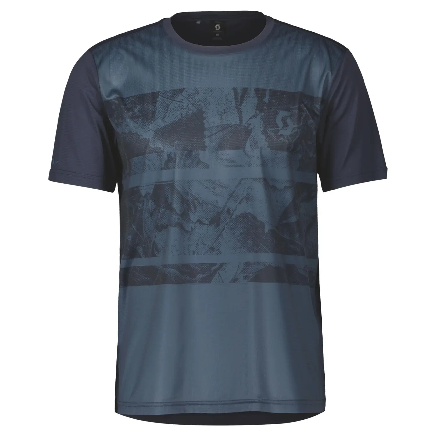 metal blue/dark blue - Scott Shirt M’s Trail Flow SS