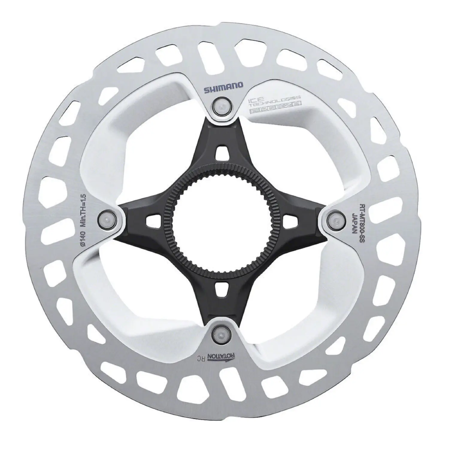  - Shimano Disco  XT RT-MT800-SS 140mm c/lock interno caja JP
