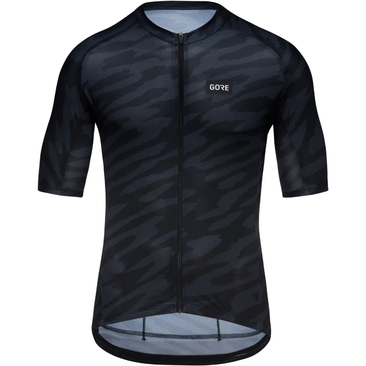 black - GOREWEAR Spirit Organic Camo Jersey Mens