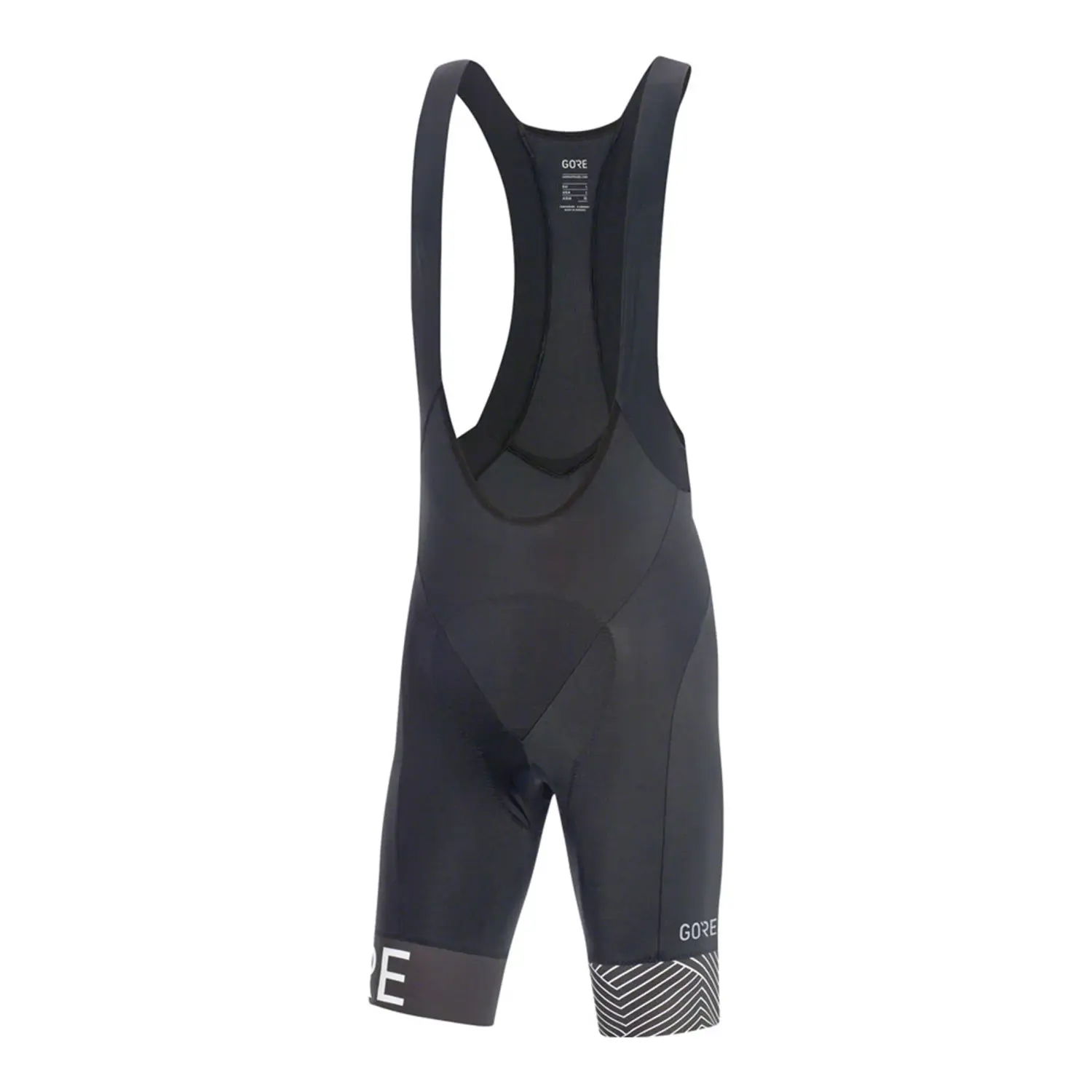 black/white - GOREWEAR C5 Opti Bib Shorts+