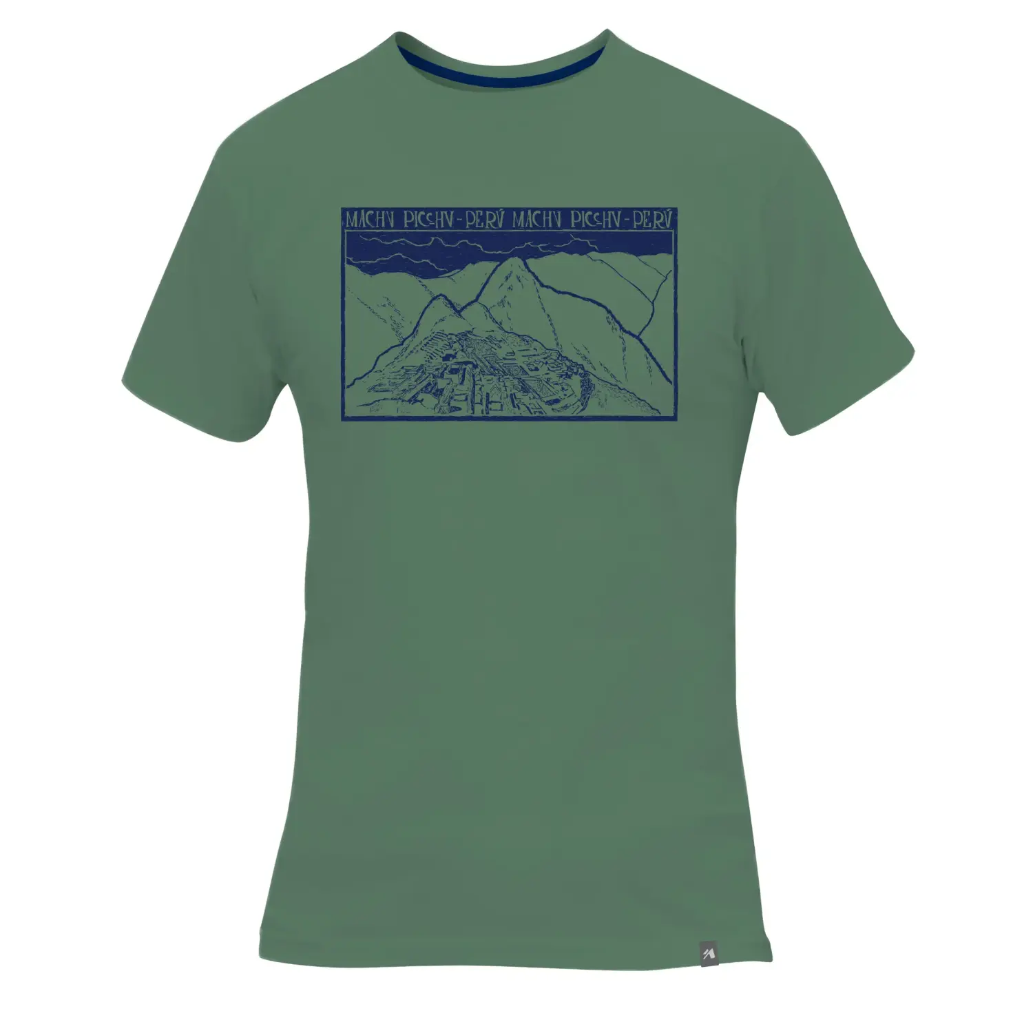 verde palta - Tatoo Polo Hombre Machu Grabado