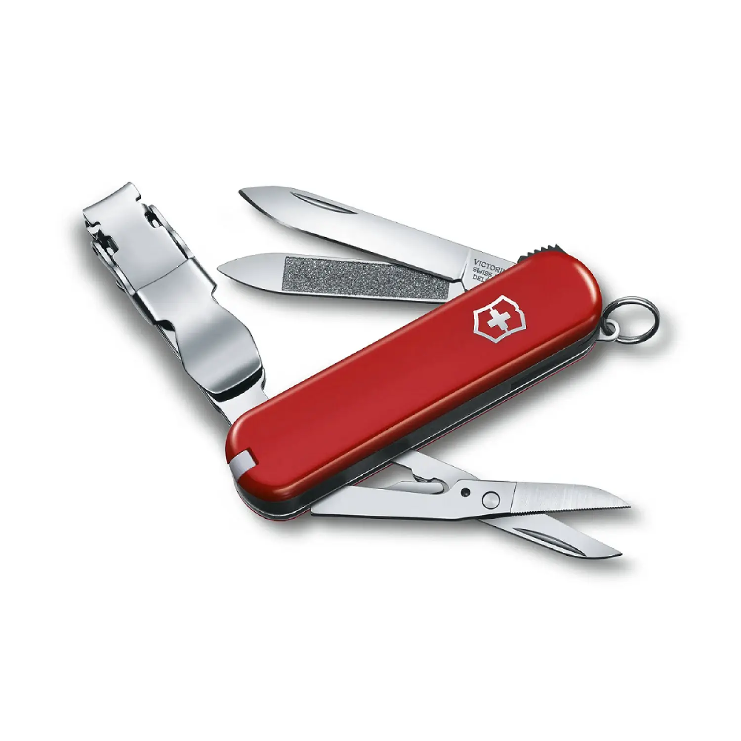 red - Victorinox Nailclip 580, 65Mm, Rojo, Cajita Plegable