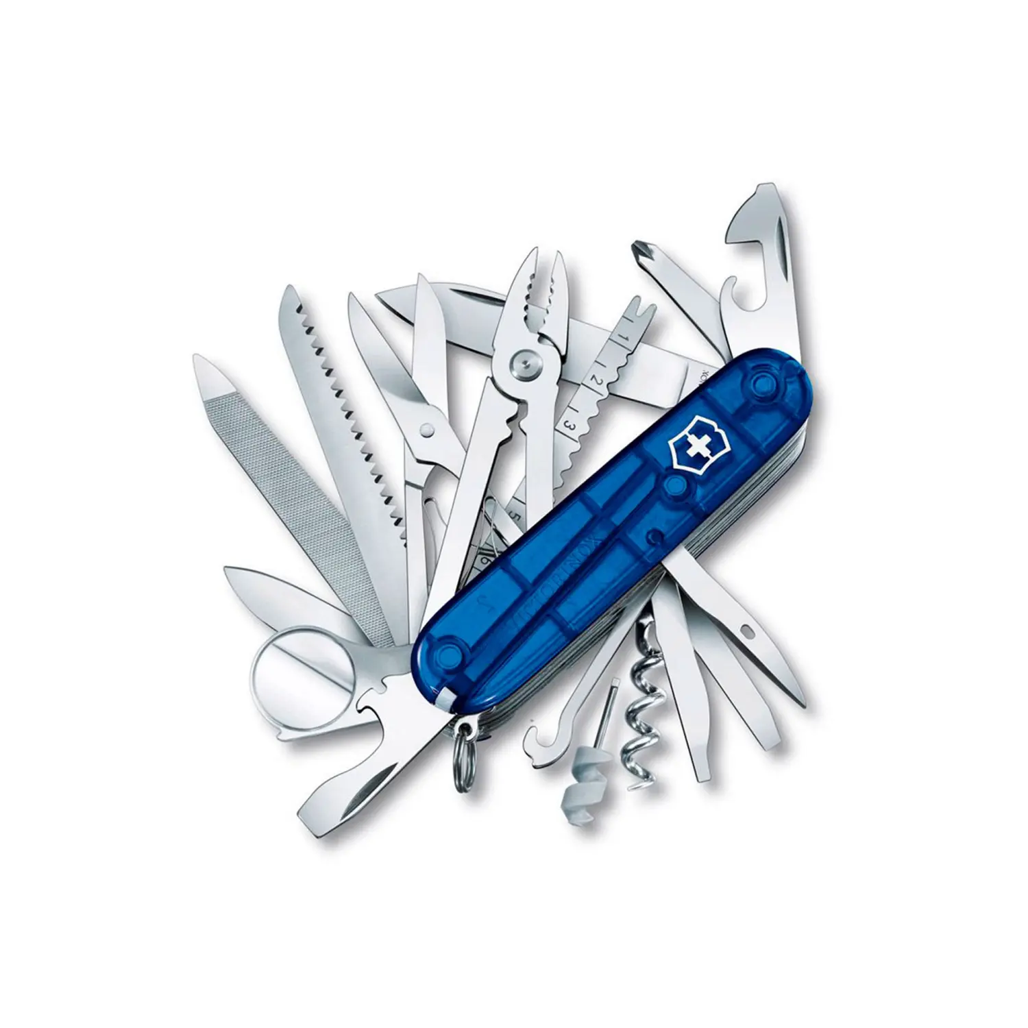 blue transparent - Victorinox Swisschamp 33F