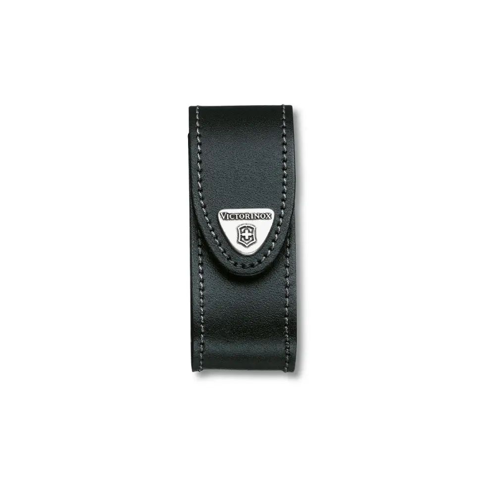 Victorinox Estuche 2-4 Capas 91MM Negro  Cuero 4.0520.3