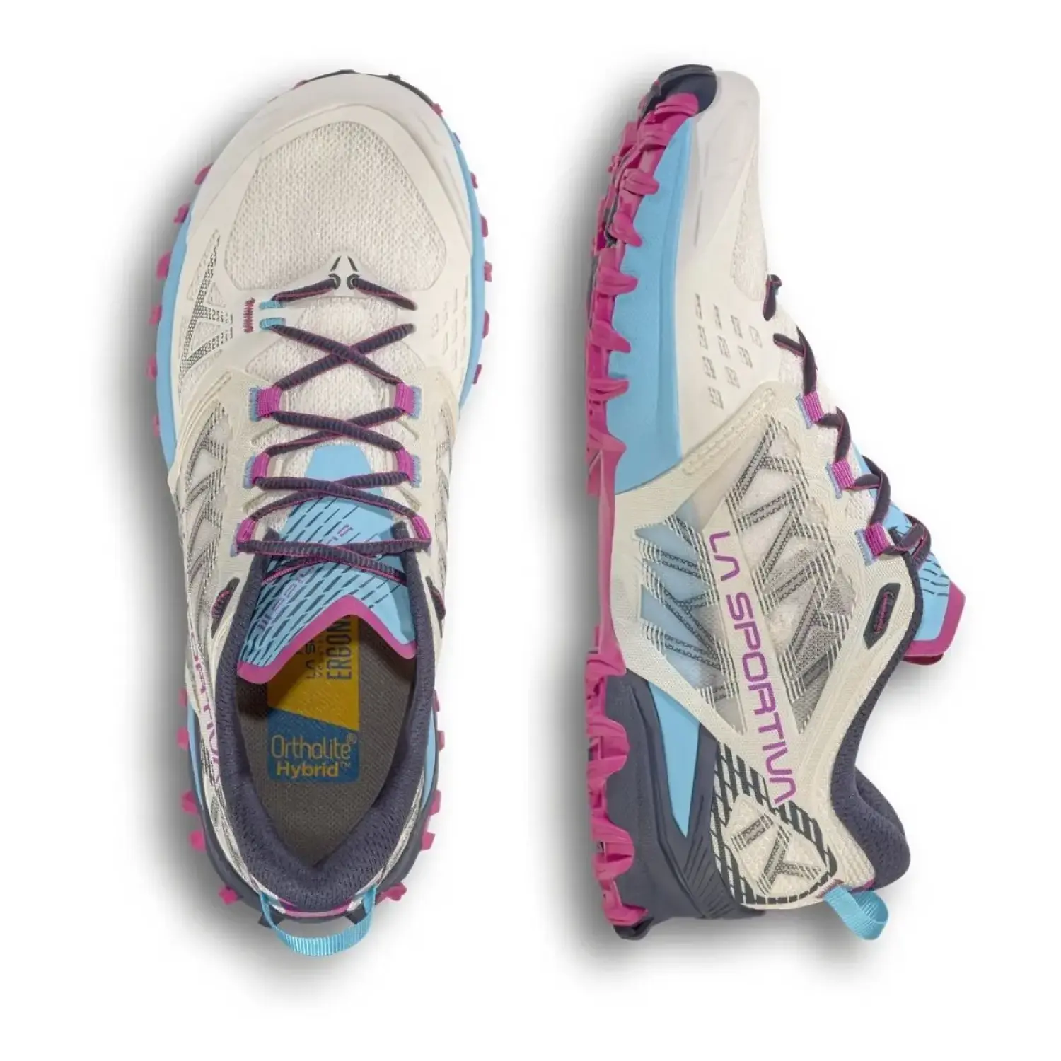 chalk/night sky - La Sportiva Bushido III Woman