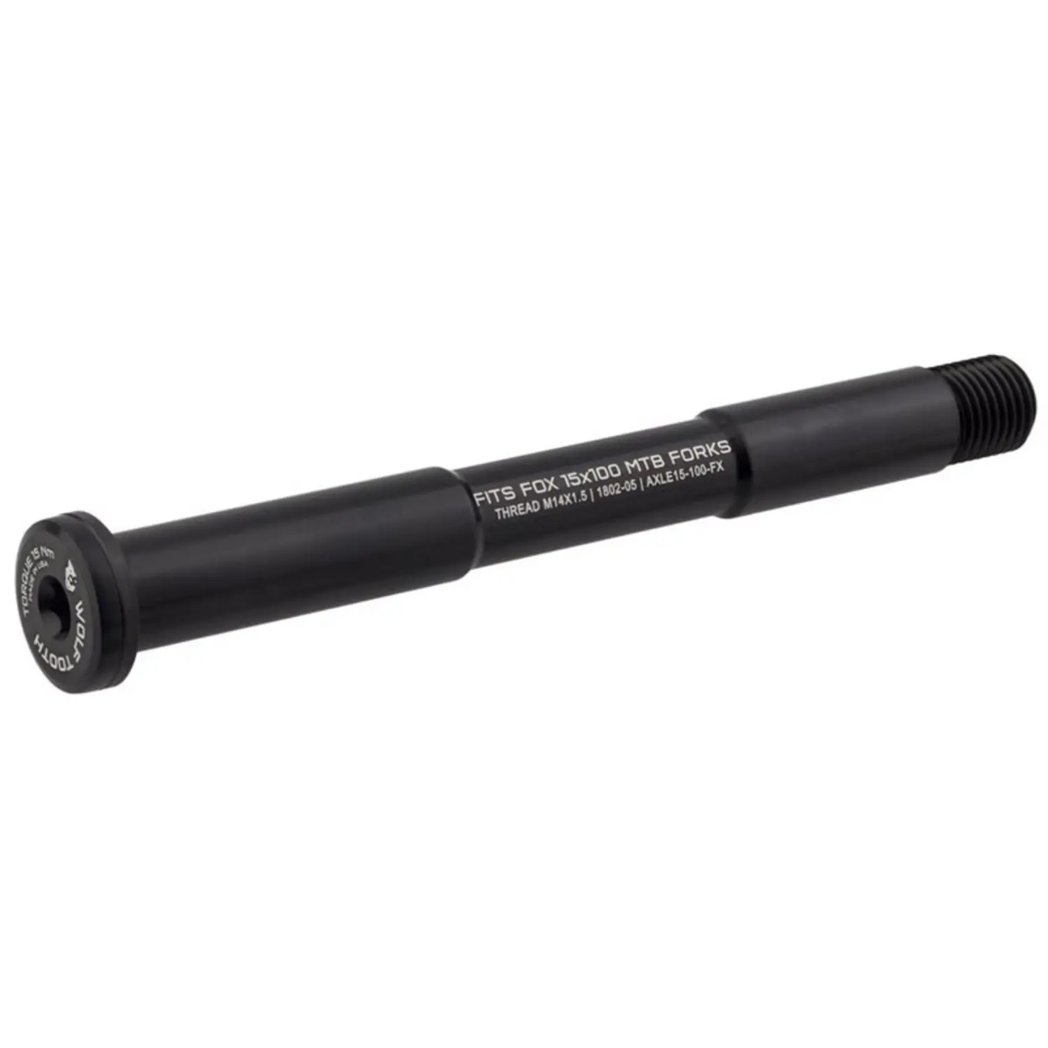 black - Wolf Tooth Front Axle for Fox Suspension Forks110mm- Boost