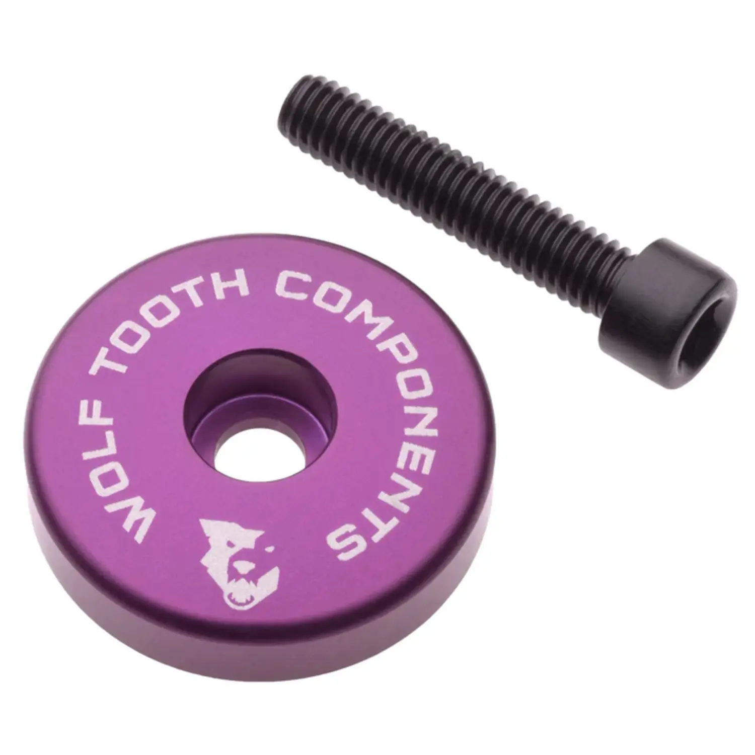  - Wolf Tooth Ultralight Stem Cap with Integrated SpacerAluminum