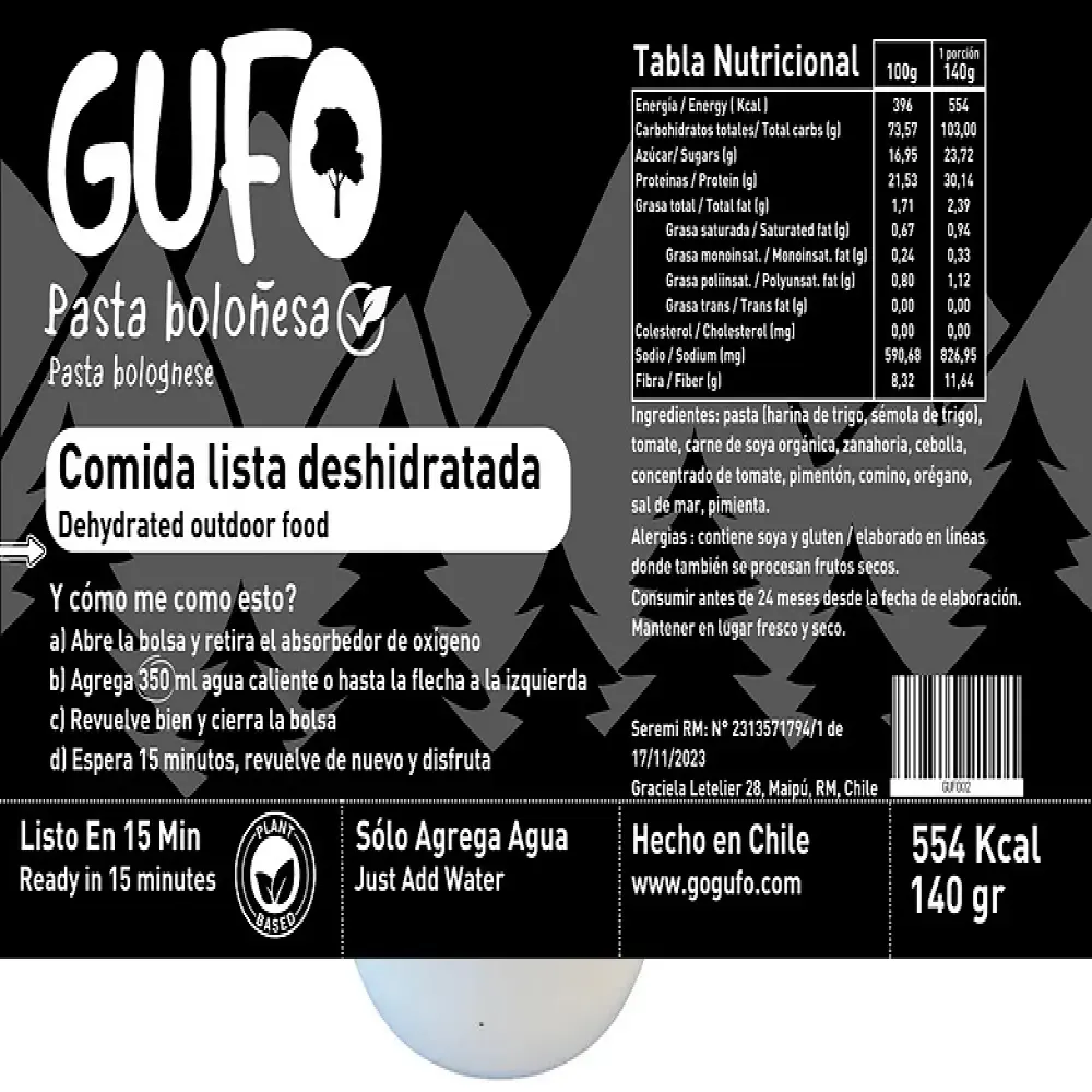 Gufo Foods Pasta Veganesa