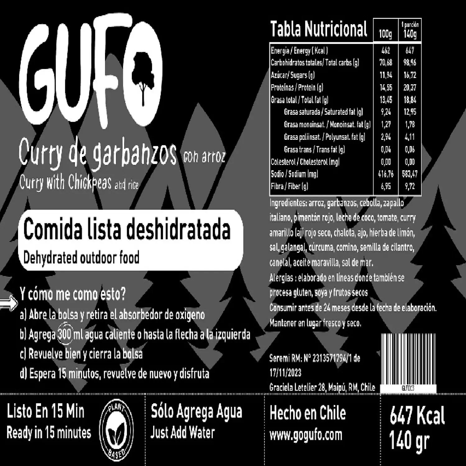 - Gufo Foods Indian Curry