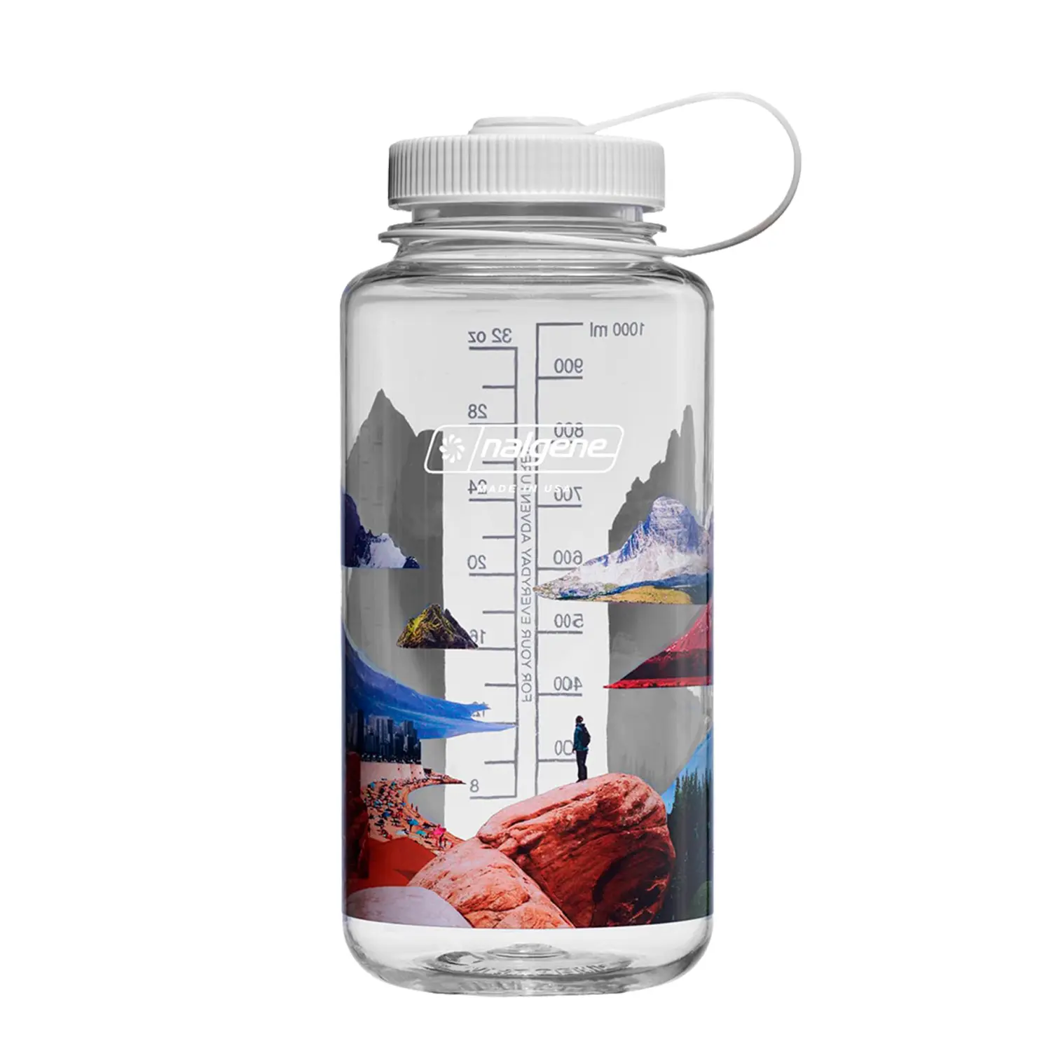 mixed landscapes - Nalgene 32oz Wide Mouth Sustain Design