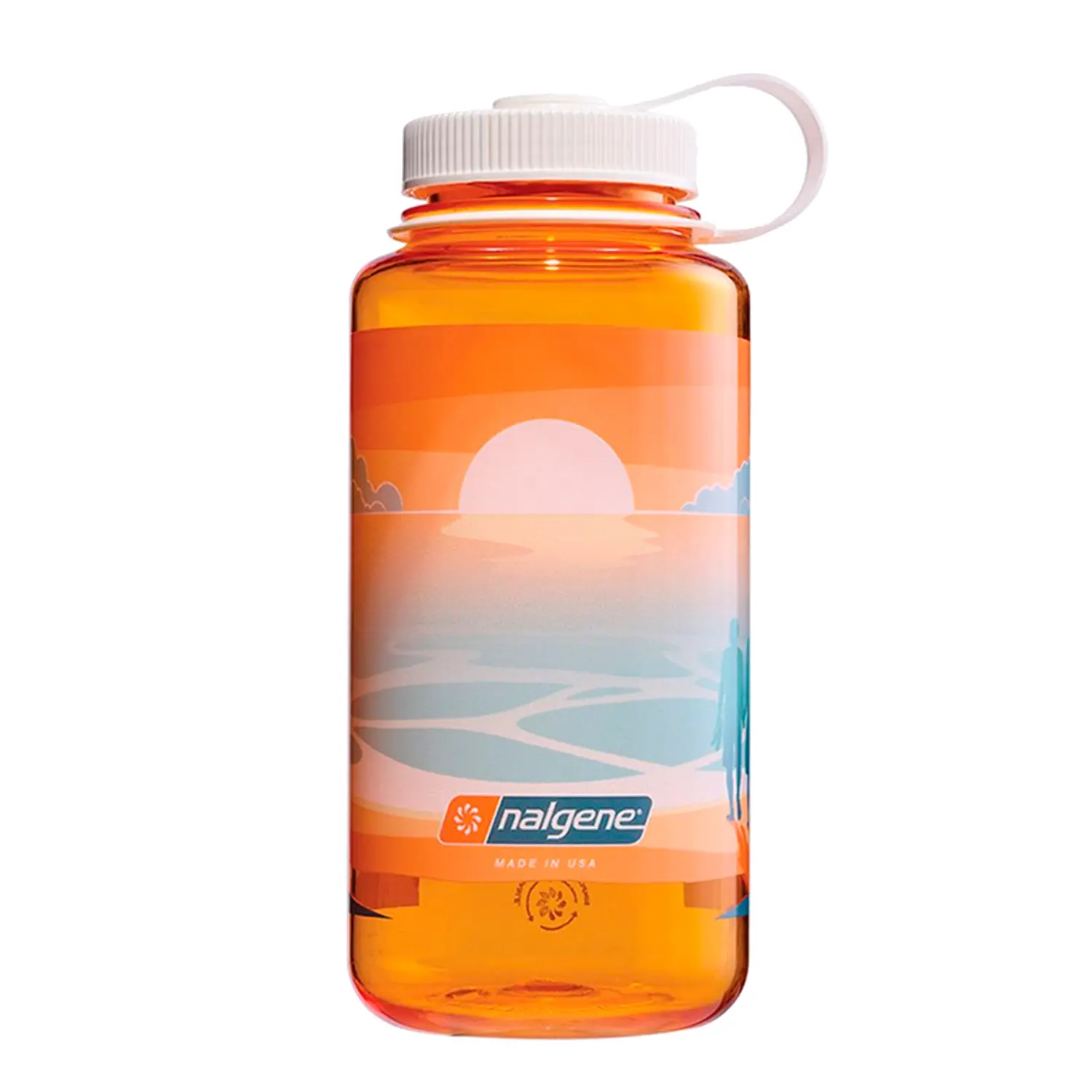 clementine landscape sunset - Nalgene 32oz Wide Mouth Sustain Design