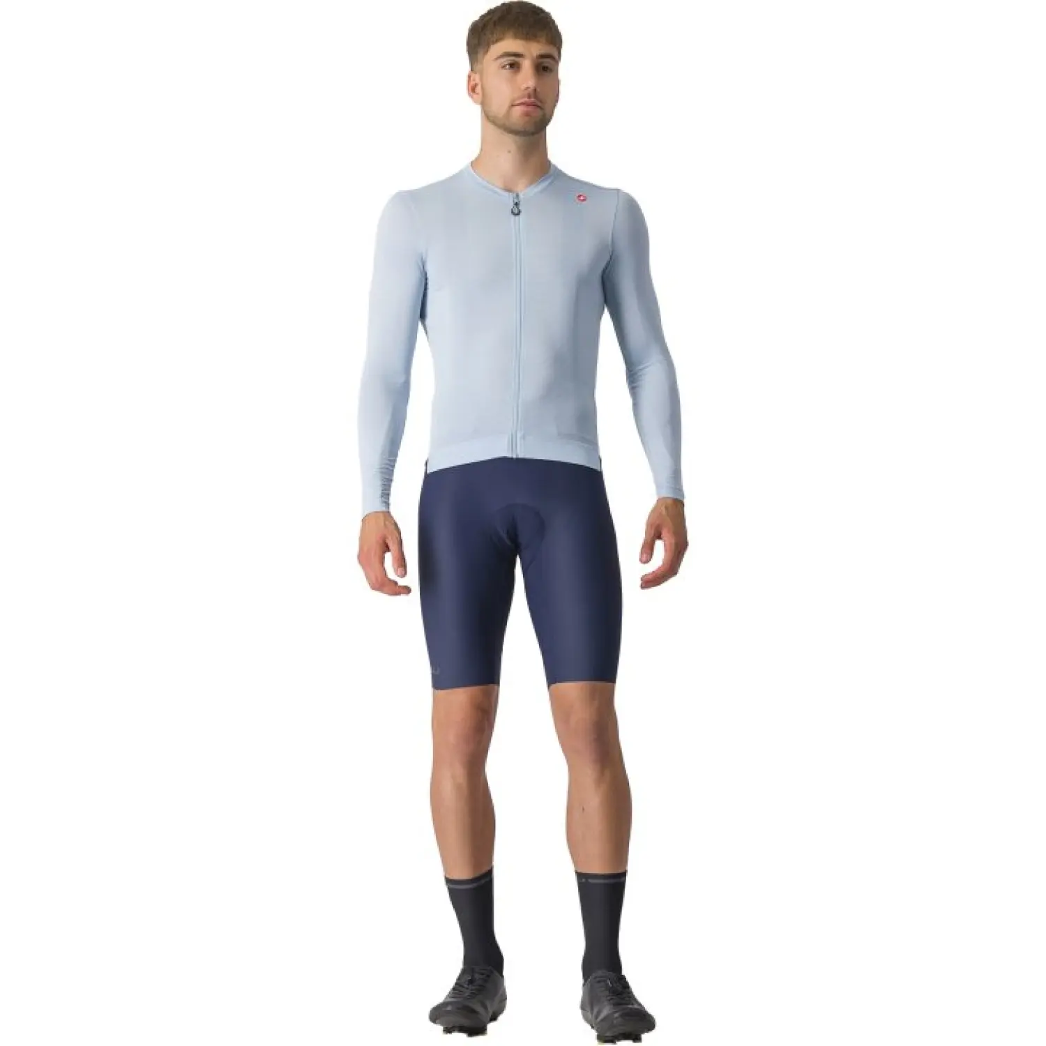 winter sky/dark steel blue - Castelli Espresso Ls Jrs