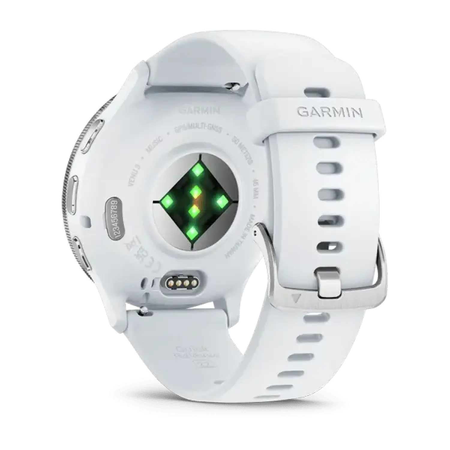 silver bezel with whitestone case - Garmin Venu 3
