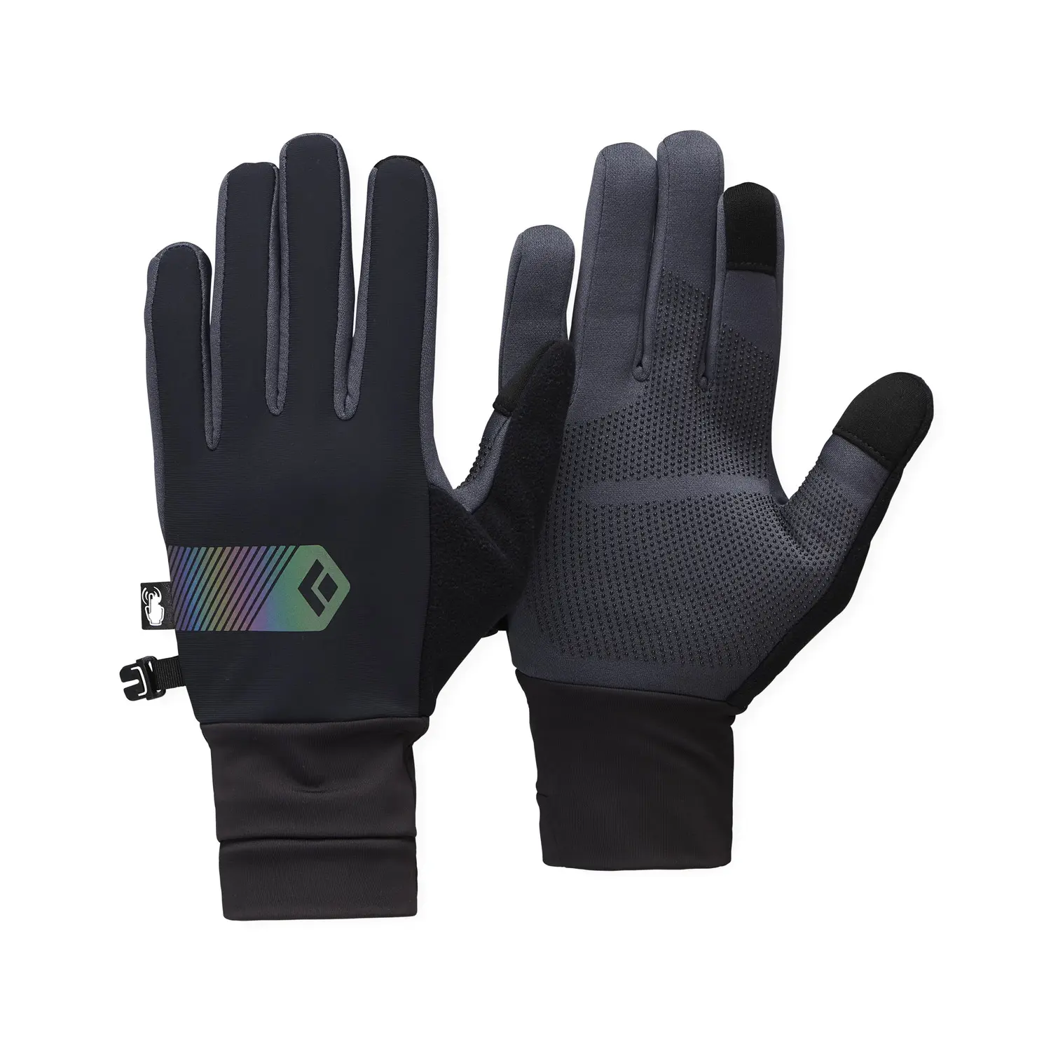 black-carbon - Black Diamond Hybrid Light Gloves