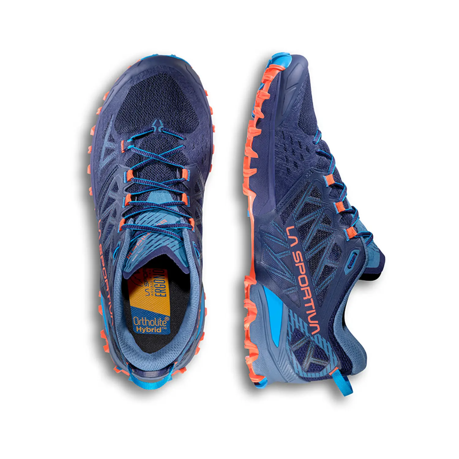 deep sea/cherry tomato - La Sportiva Bushido III