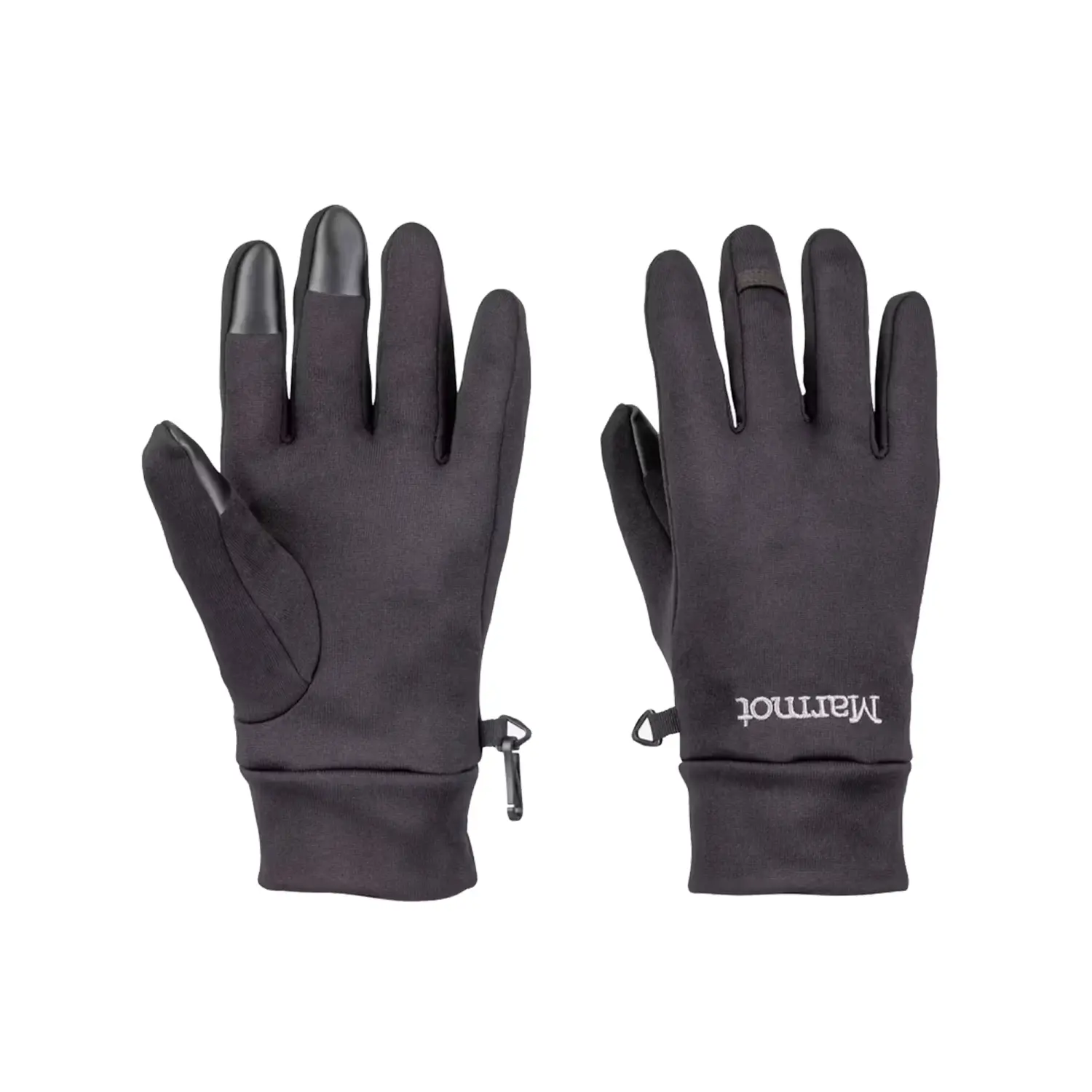 black - Marmot Men's Power Stretch Connect Gloves