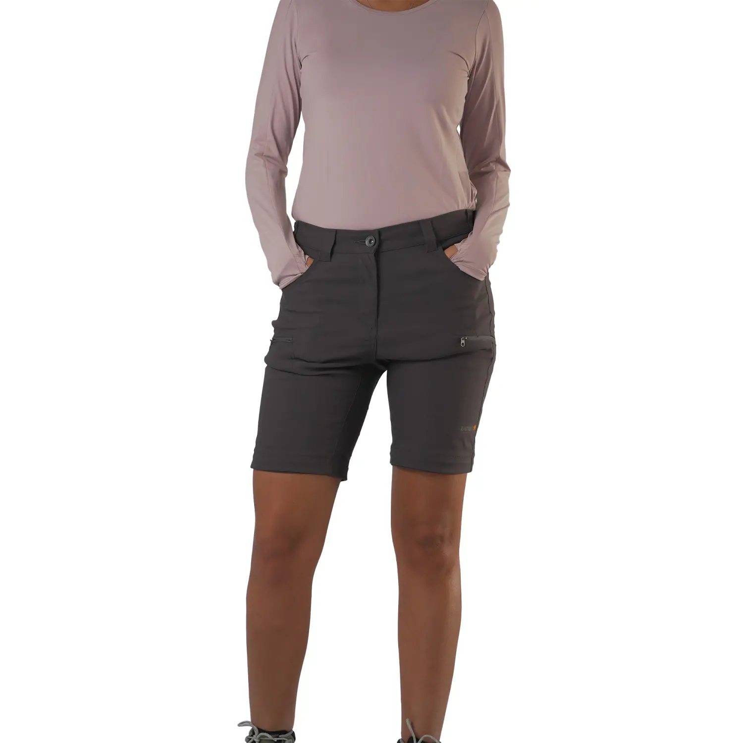 gray - Tatoo Pantalón Oasis Convertible Mujer