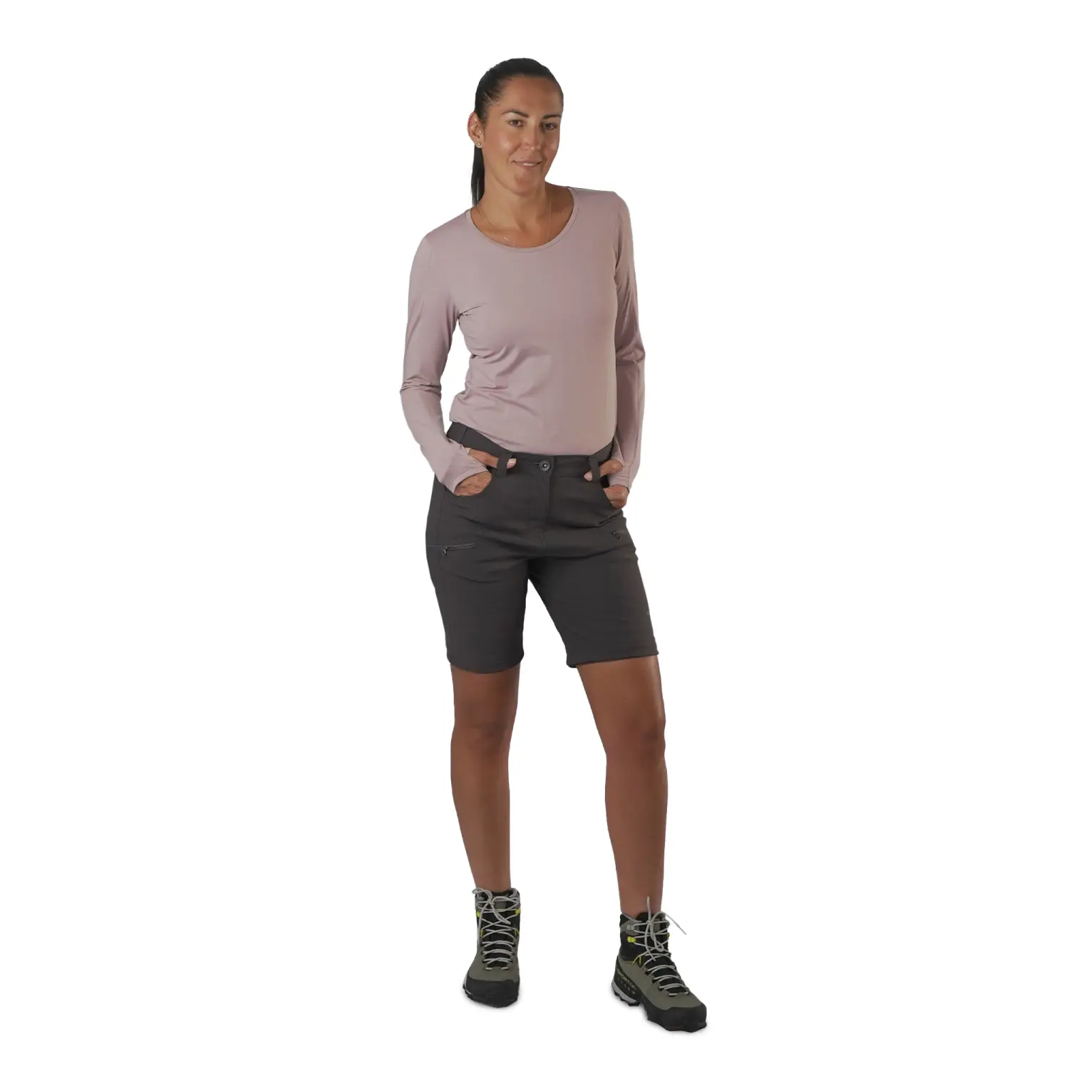 gray - Tatoo Pantalón Oasis Convertible Mujer