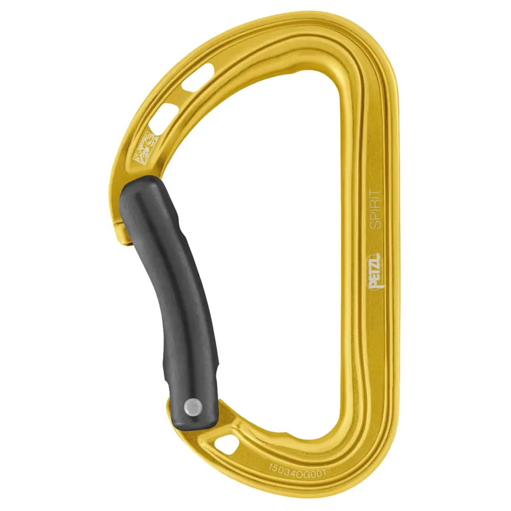 Petzl Spirit Mosqueton Simple Gatillo Curvo