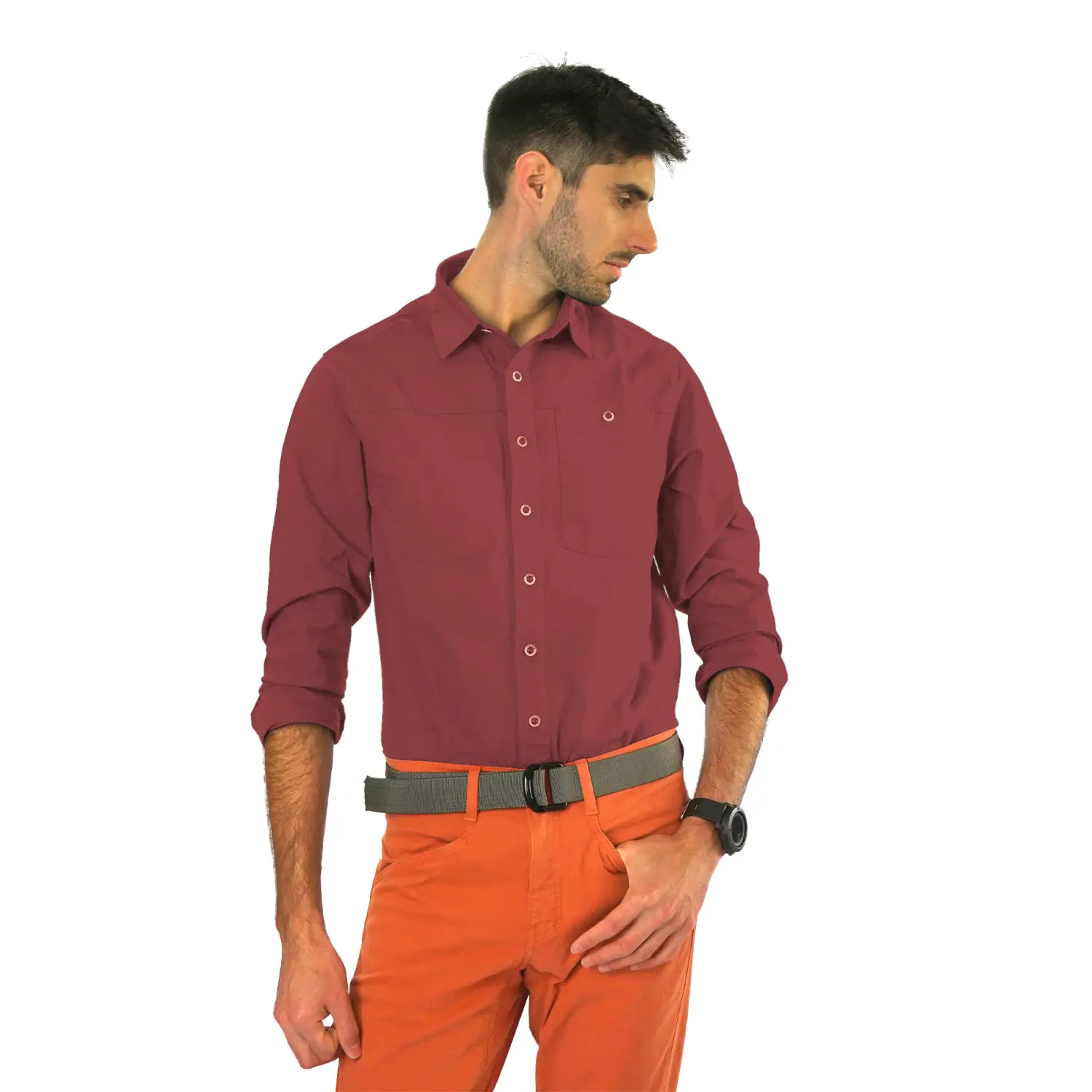 wine - Tatoo Camisa Cypress Hombre