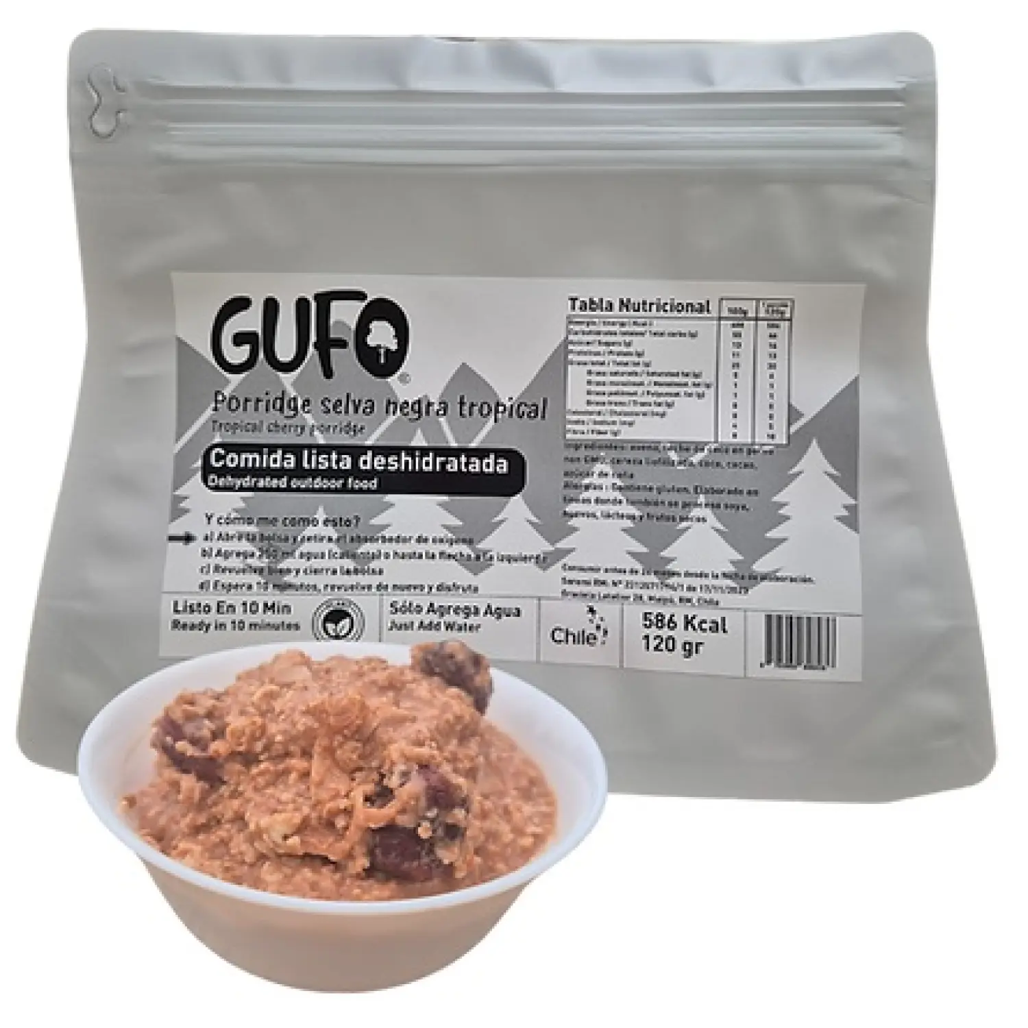  - Gufo Foods Porridge Selva negra tropical
