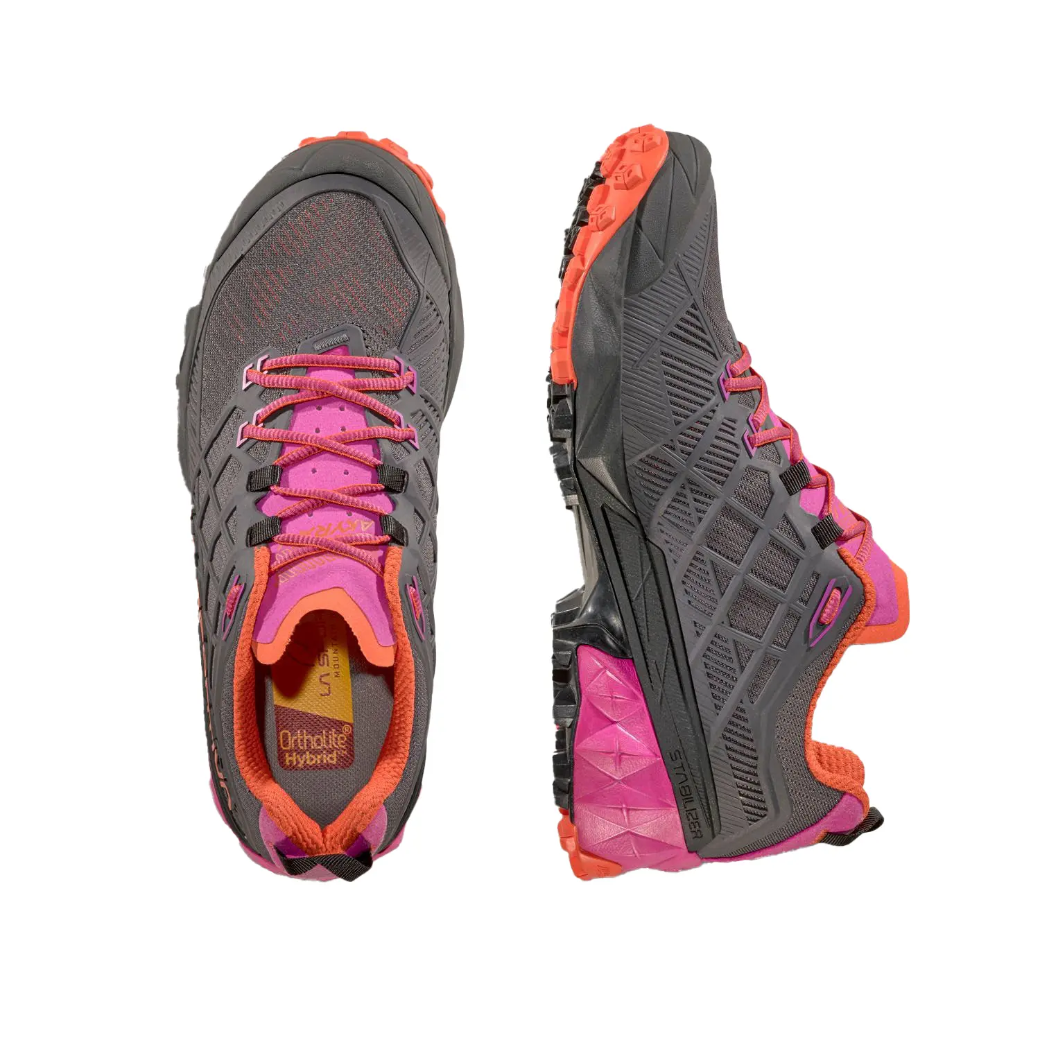 carbon/cherry tomato - La Sportiva Akyra II Mujer