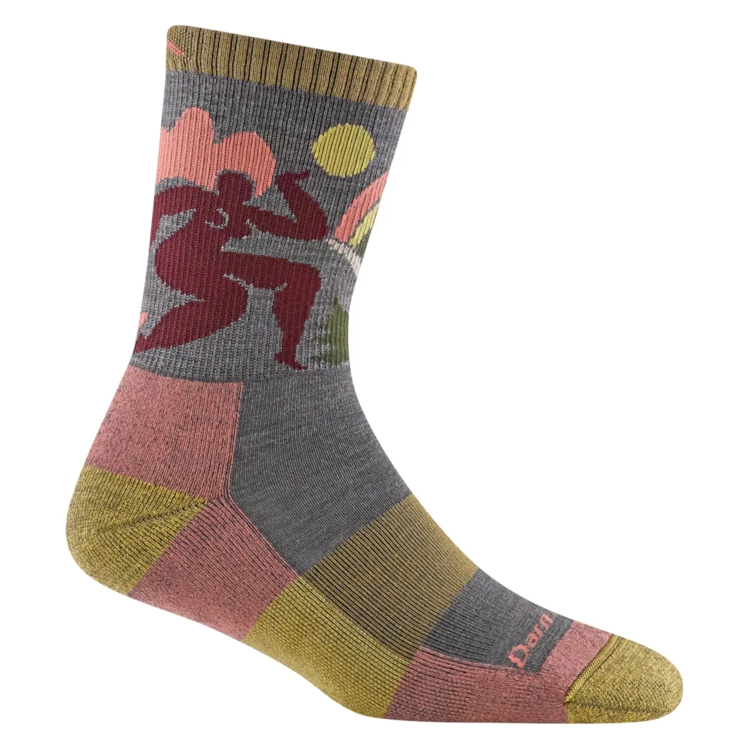 taupe - Darn Tough Women's Trailblazer Micro Crew Lightweight Hiking Sock