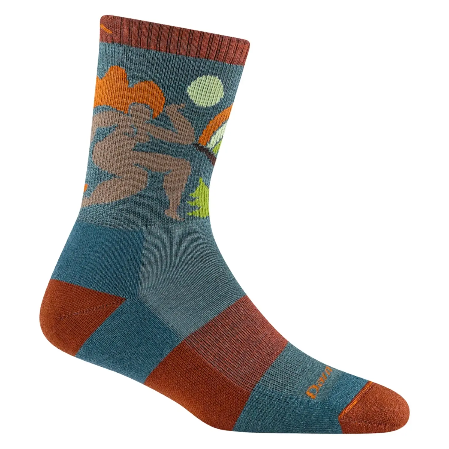 teal - Darn Tough Women's Trailblazer Micro Crew Lightweight Hiking Sock