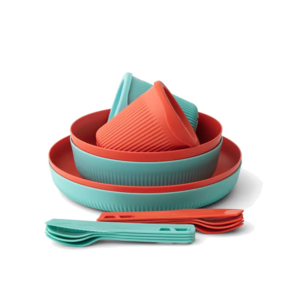 Sea to Summit Passage Dinnerware Set 14 Piece Camping Crockery