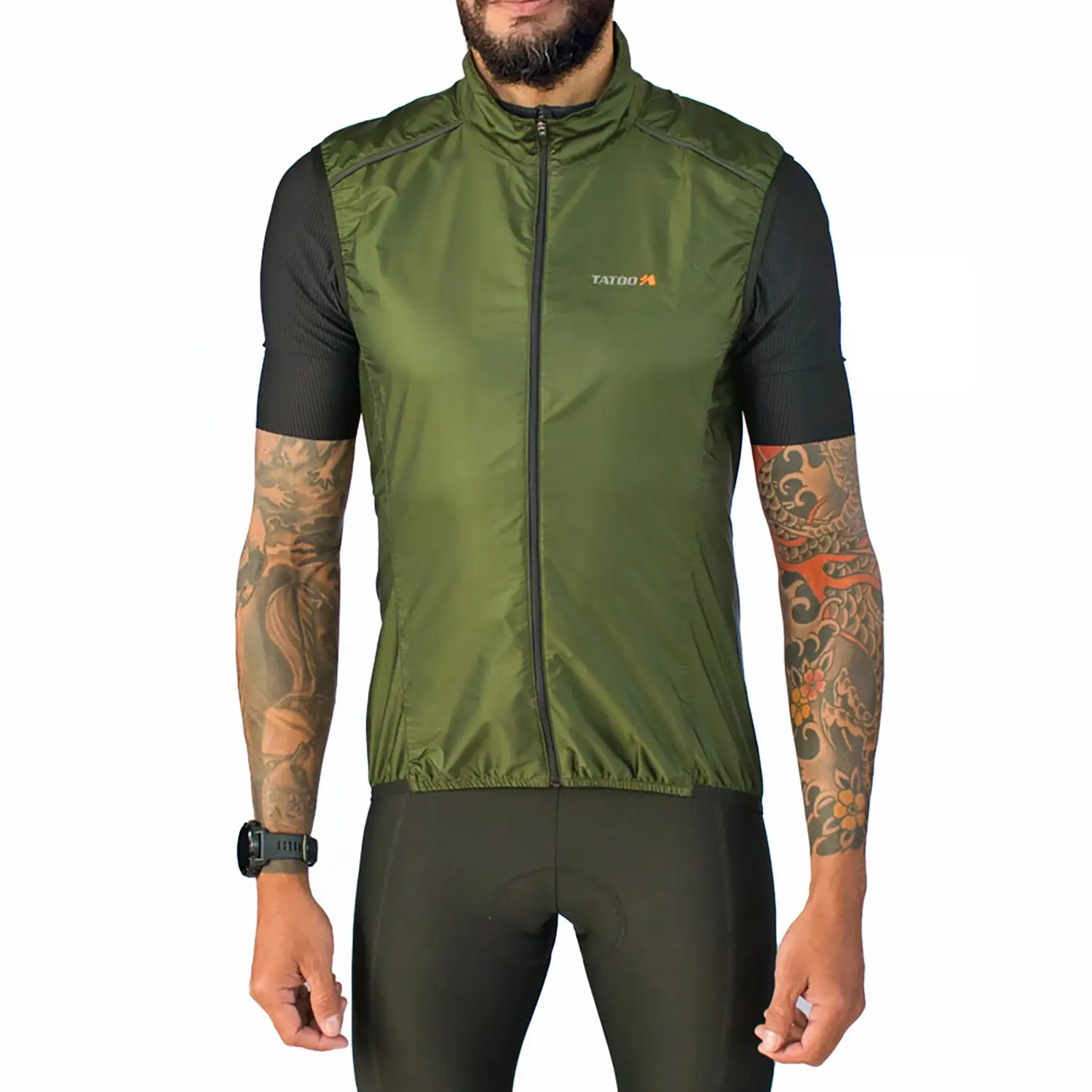 verde - Tatoo Chaleco Escape Hombre