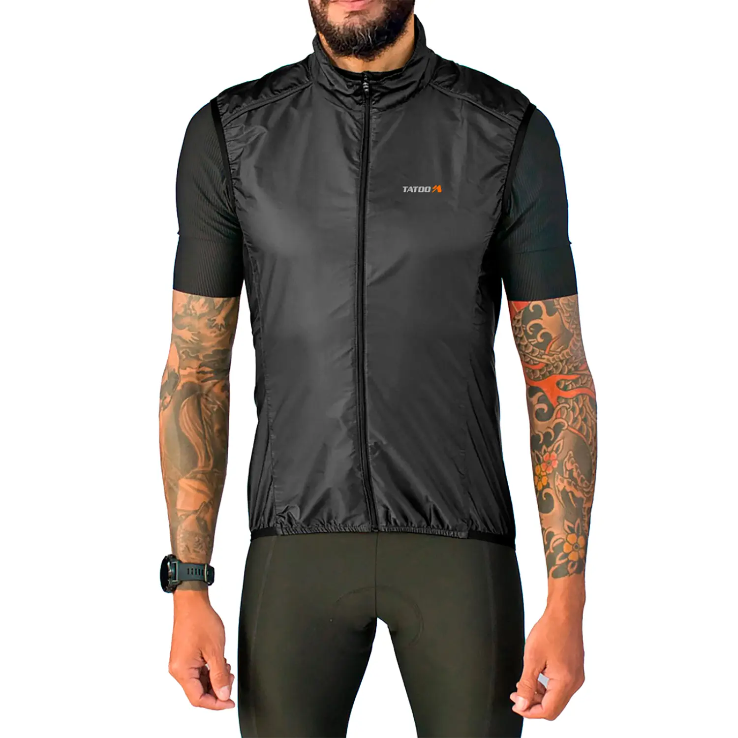 black - Tatoo Chaleco Escape Hombre