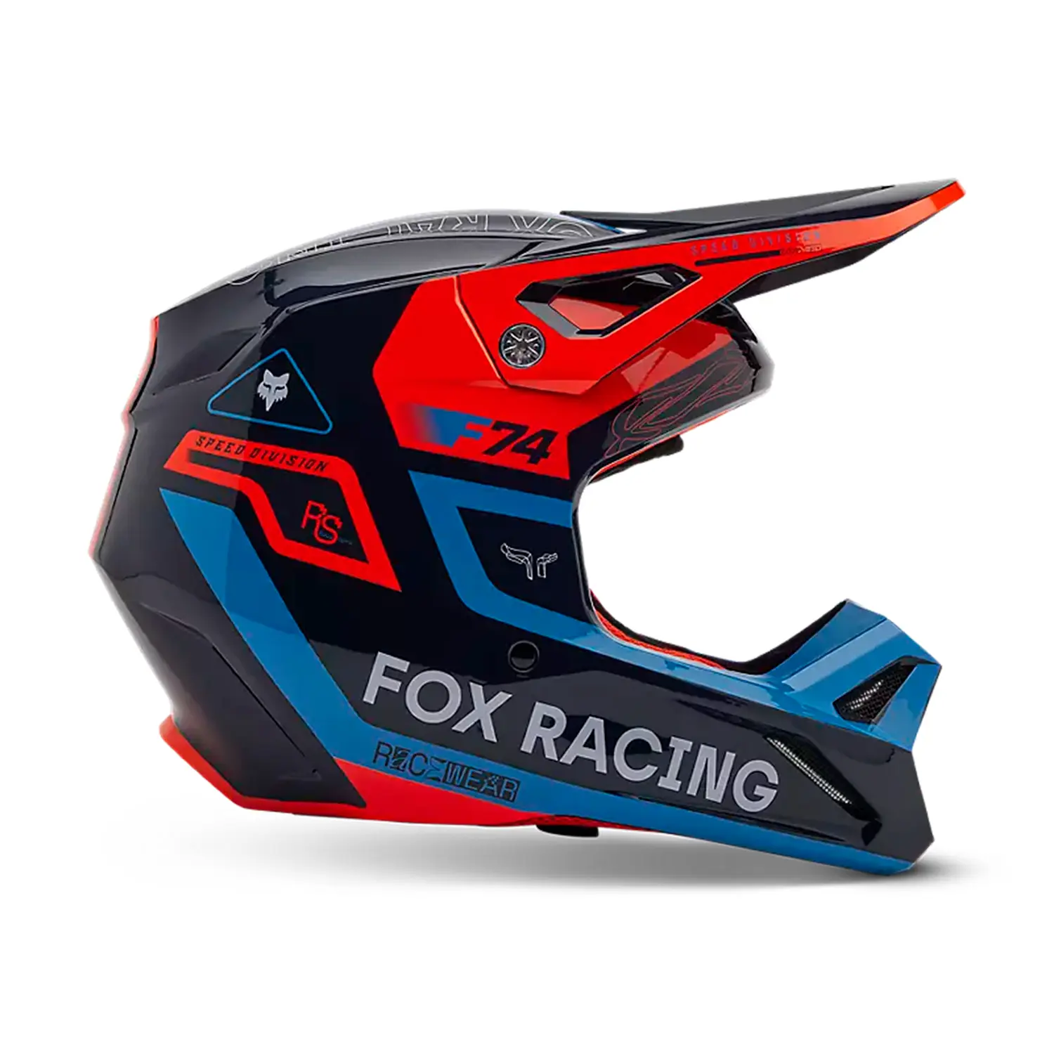 midnight - Fox Racing Motos V1 Race Spec Helmet
