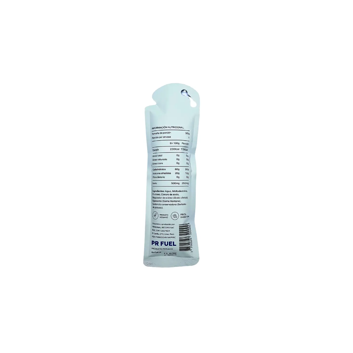  - PR Fuel Energy Gel Pr Fuel Regular