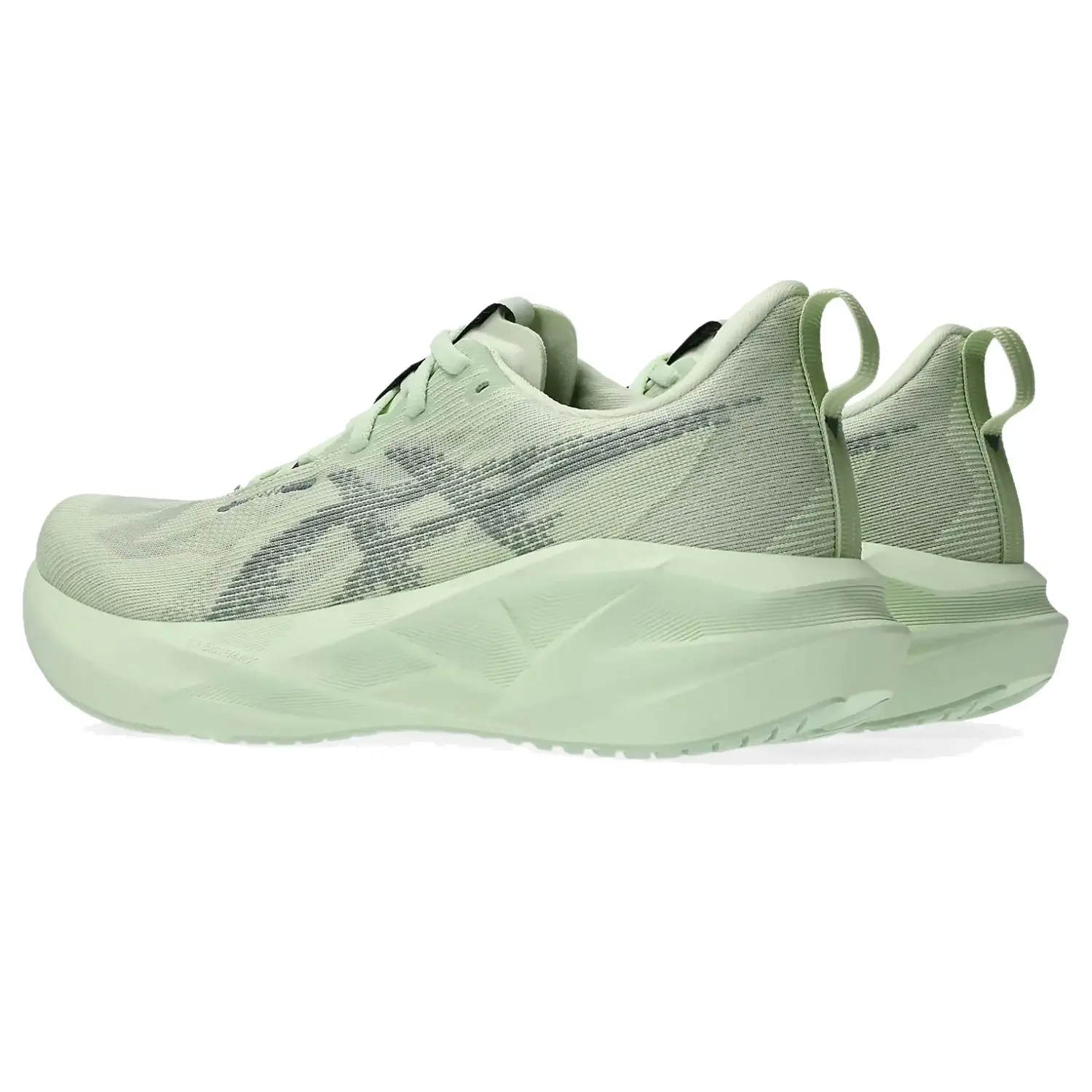whisper green/monument blue - Asics Novablast 5 W's