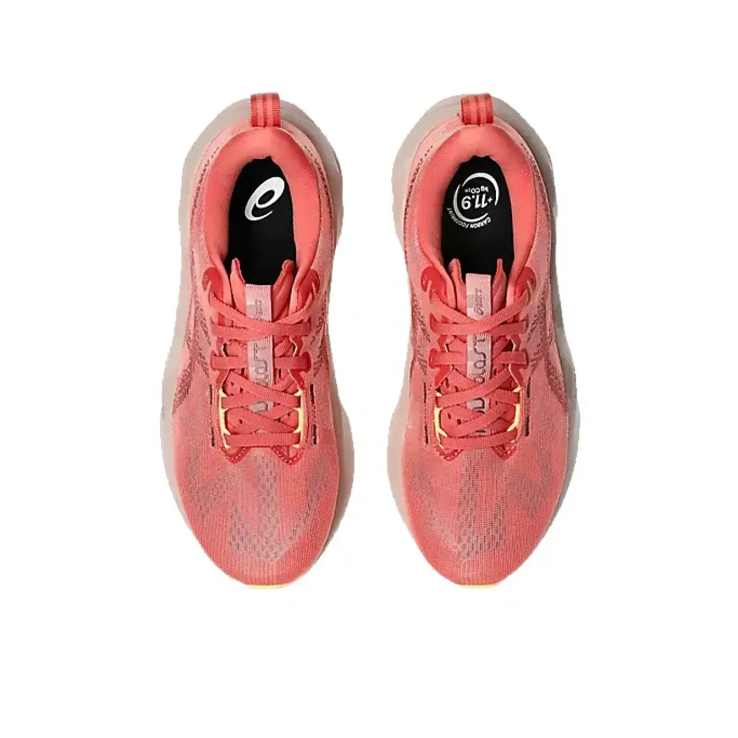 dark pink clay/rubble red - Asics Novablast 5 W's
