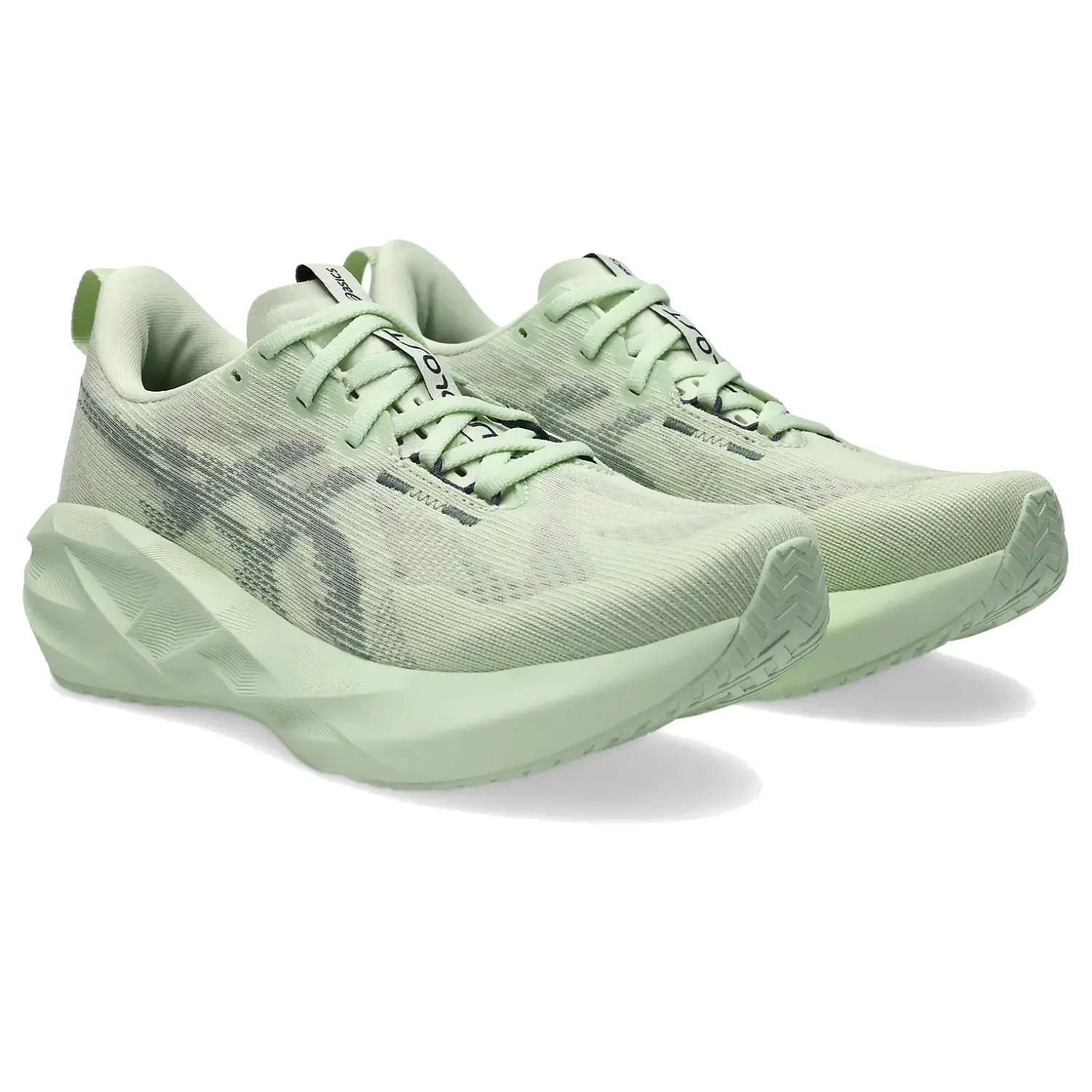 whisper green/monument blue - Asics Novablast 5 W's