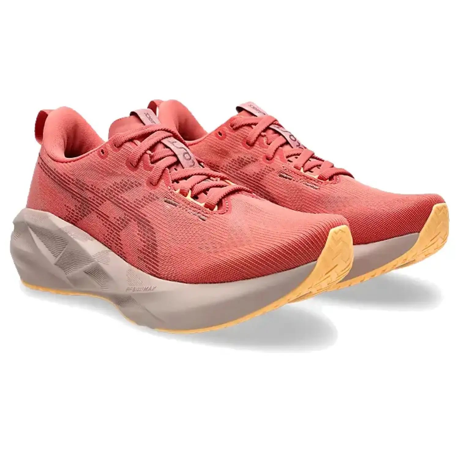 dark pink clay/rubble red - Asics Novablast 5 W's