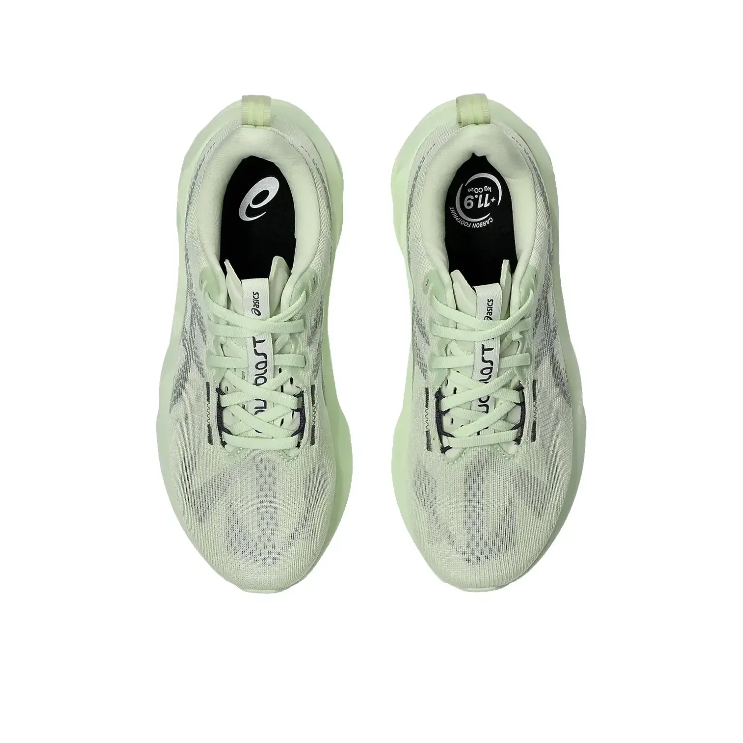whisper green/monument blue - Asics Novablast 5 W's