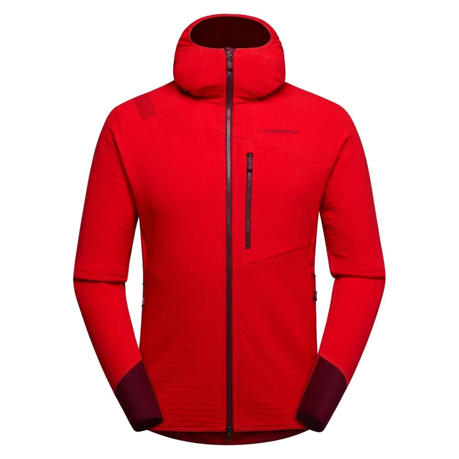 mountain red/redwood - La Sportiva Bristen Thermal Hoody Hombre